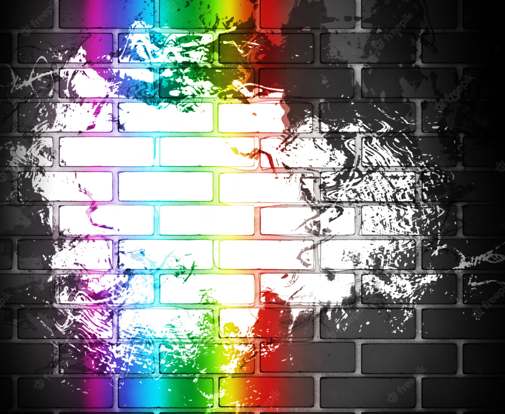 Rainbow Grunge Background