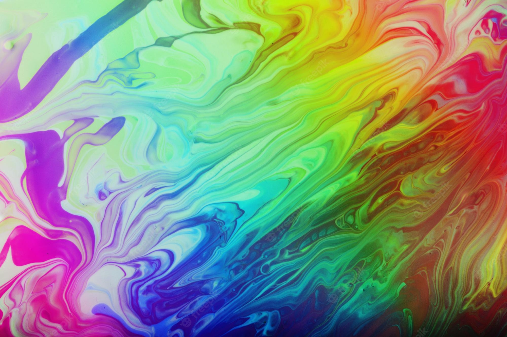 Rainbow Marble Background