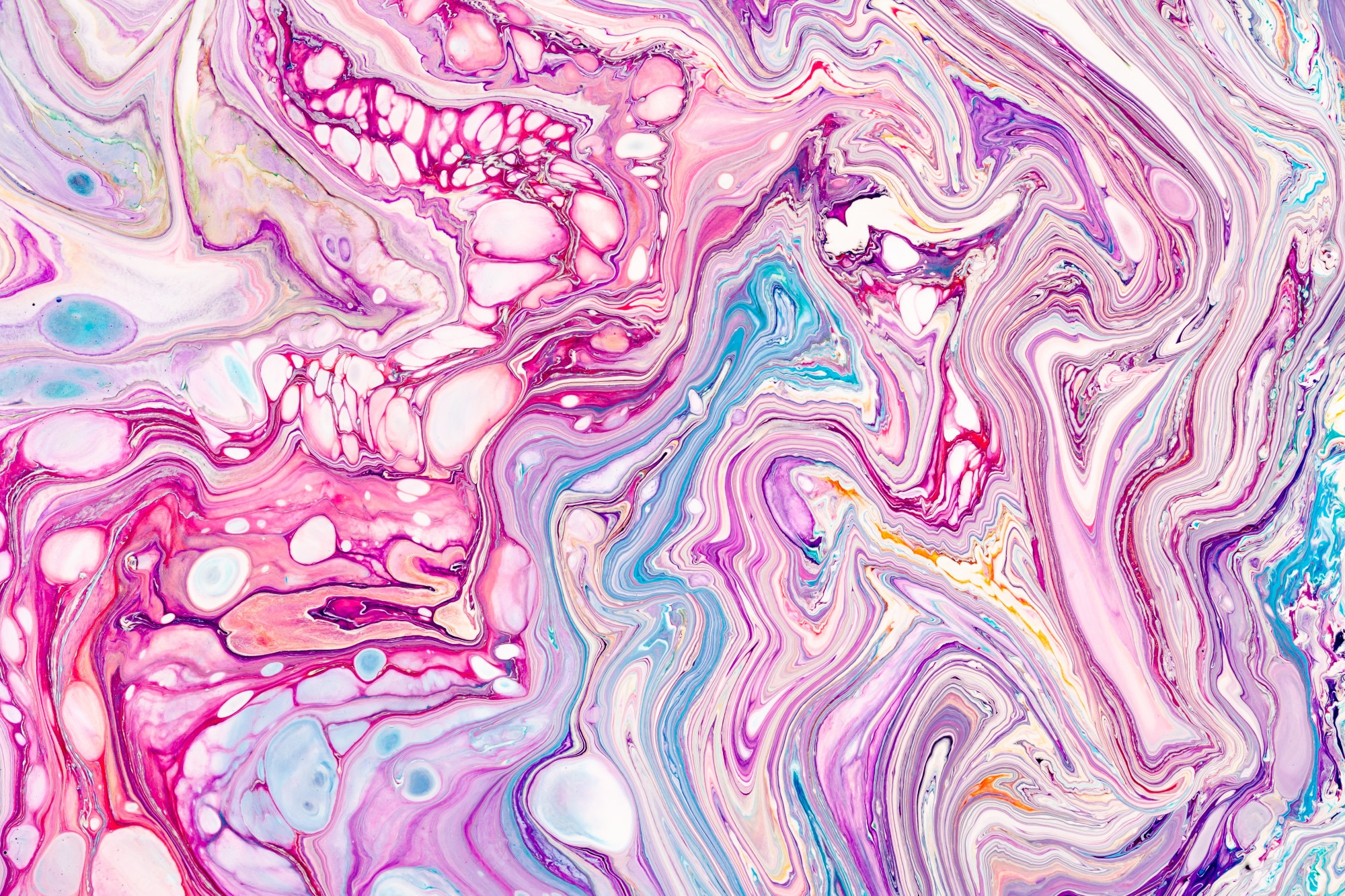 Rainbow Marble Background