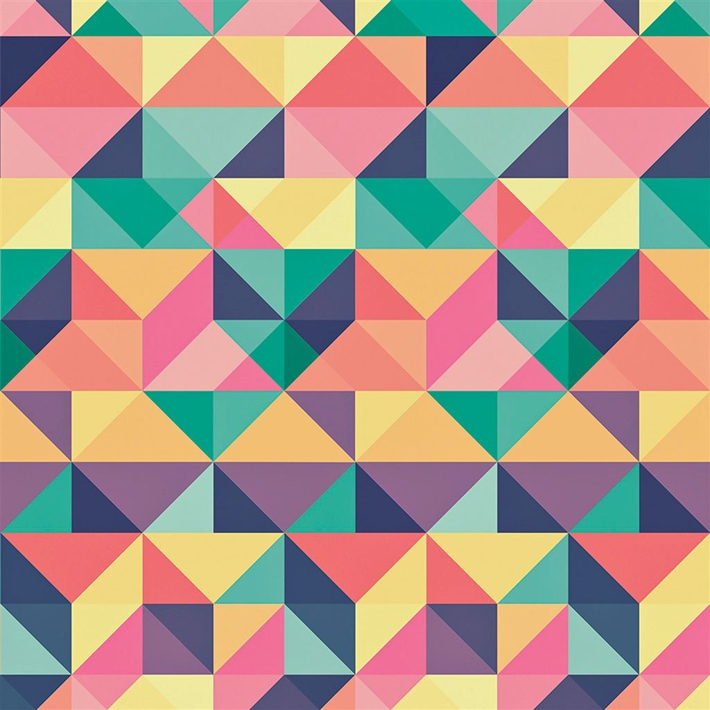 Rainbow Polygon Background