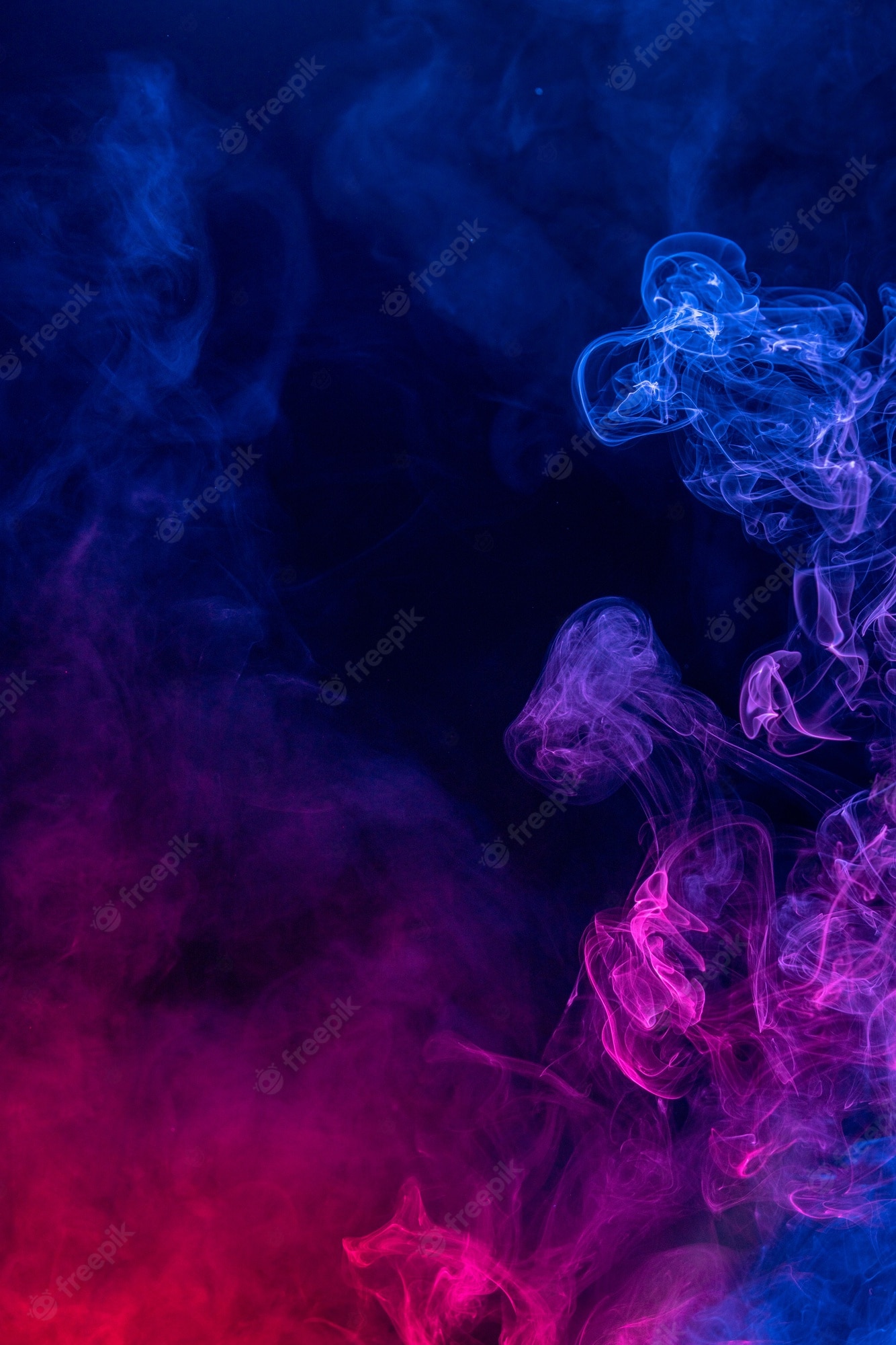 Rainbow Smoke Background