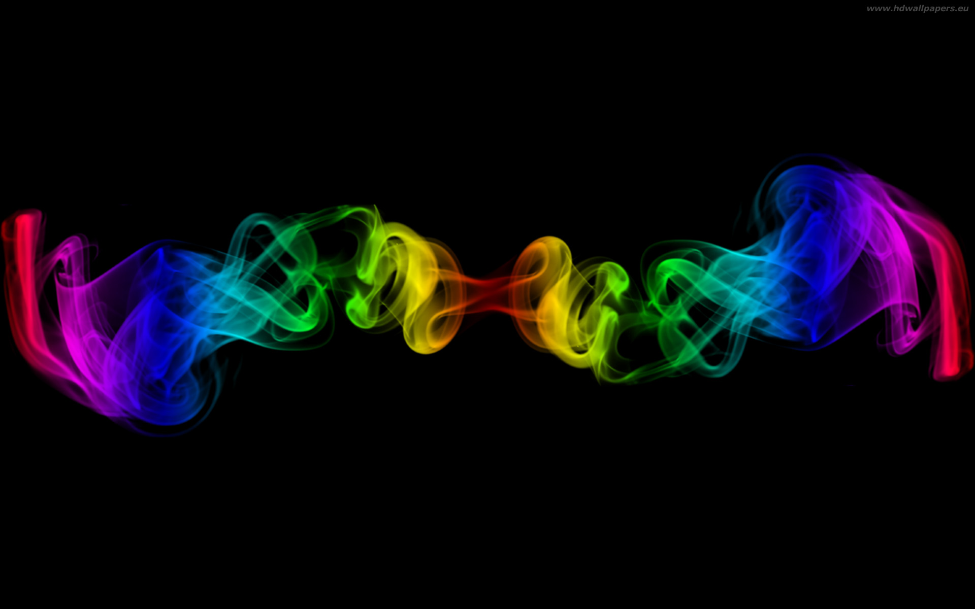 Rainbow Smoke Background