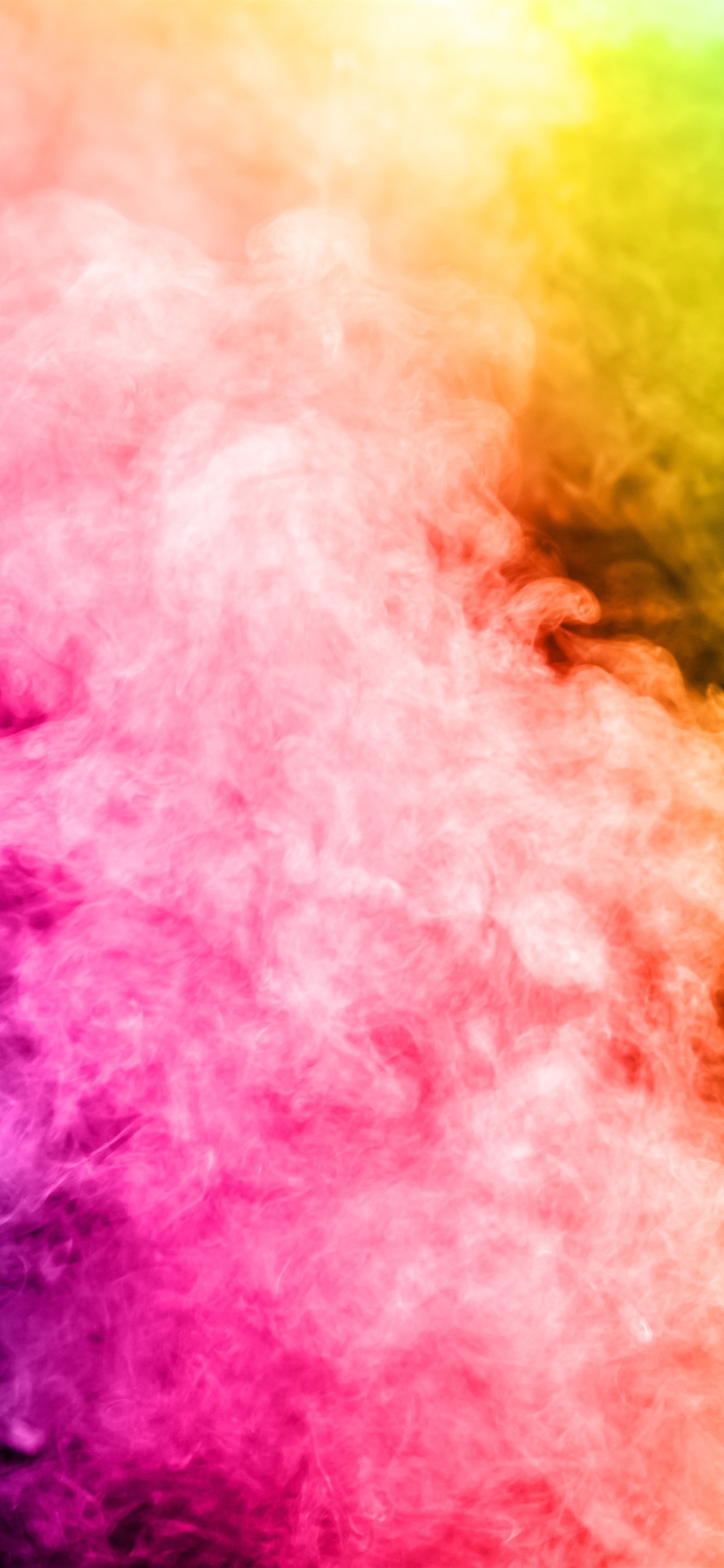 Rainbow Smoke Background