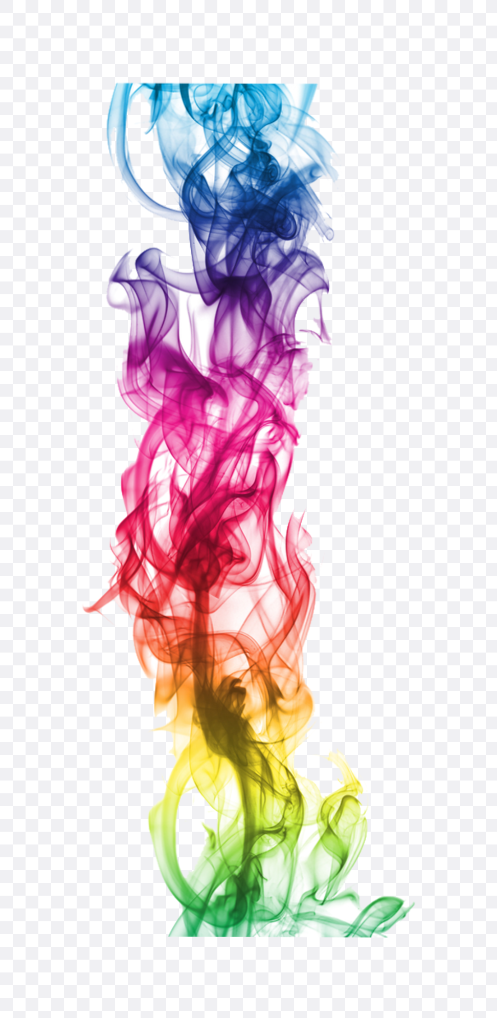 Rainbow Smoke Background