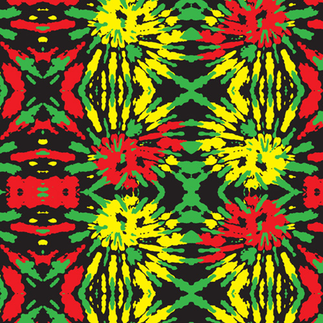 Rasta Tie Dye Background