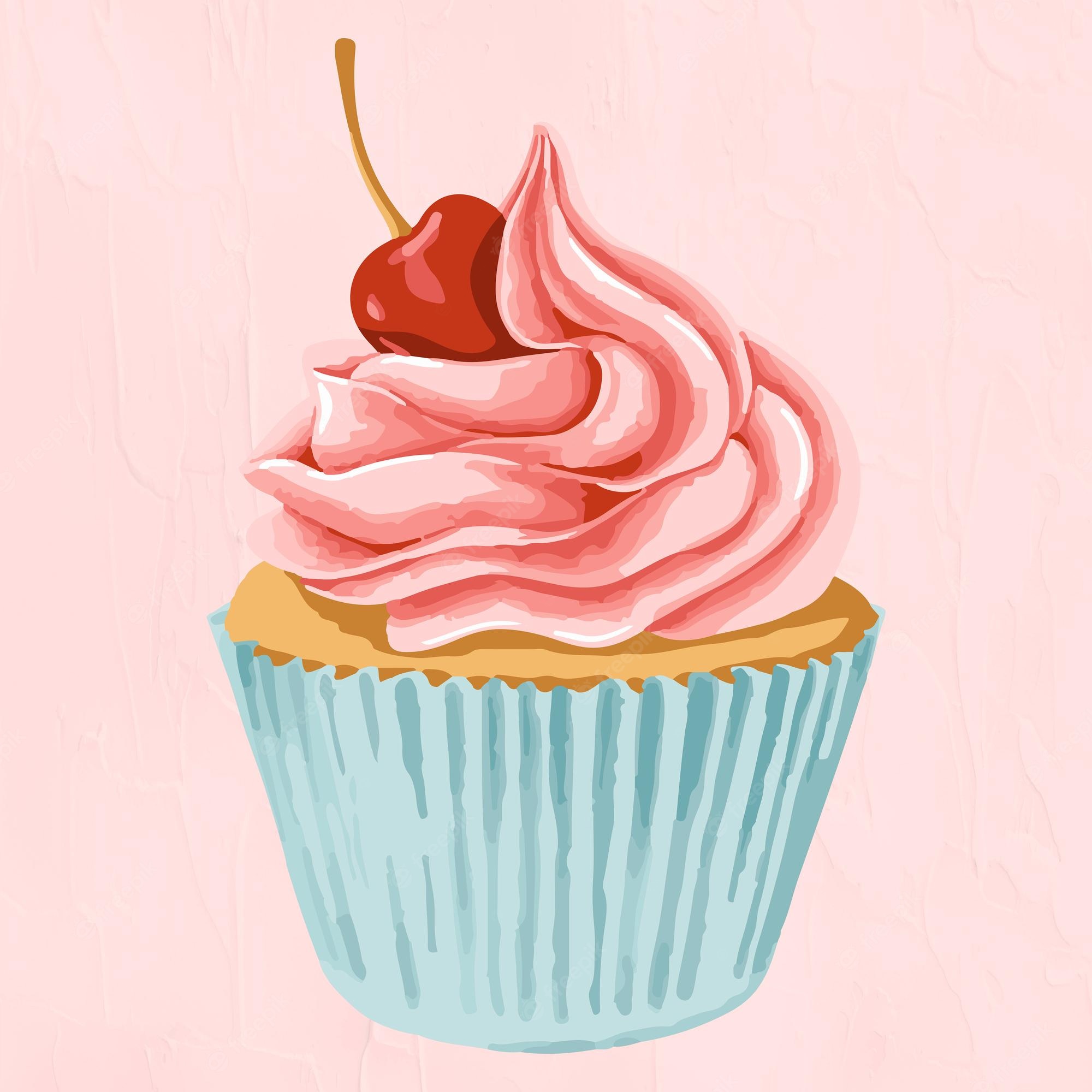 Real Cupcake Background