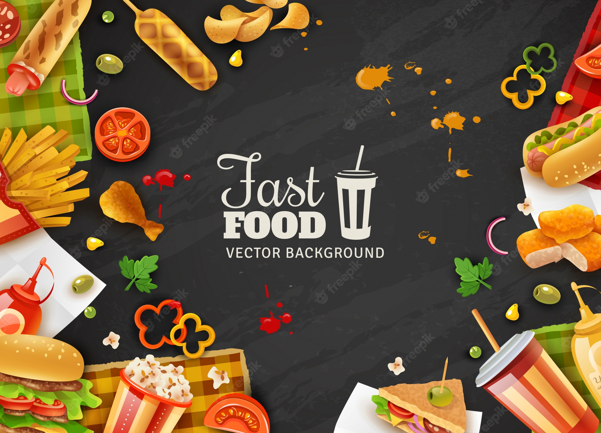 Restaurant Food Background