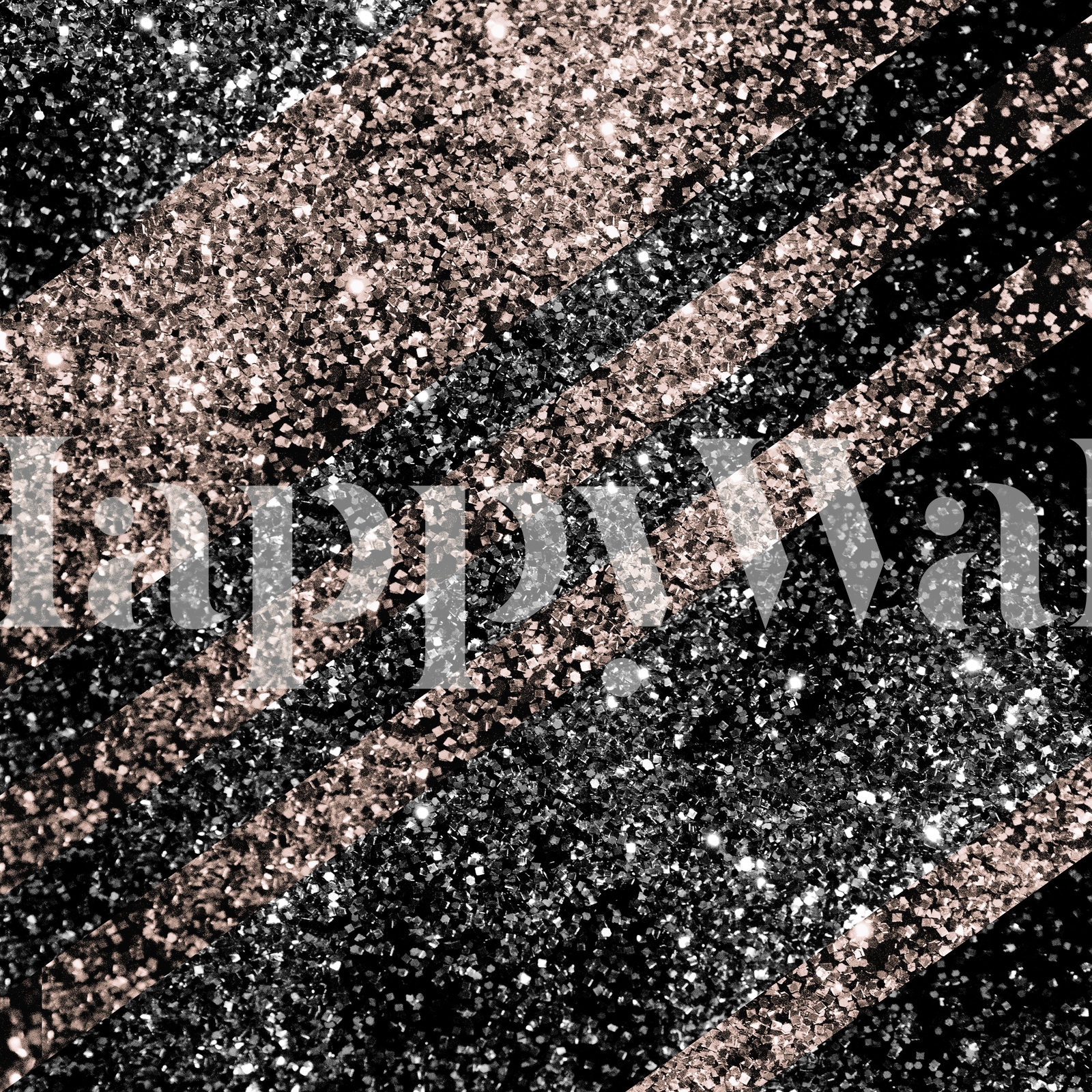 Rose Gold Black Glitter Background