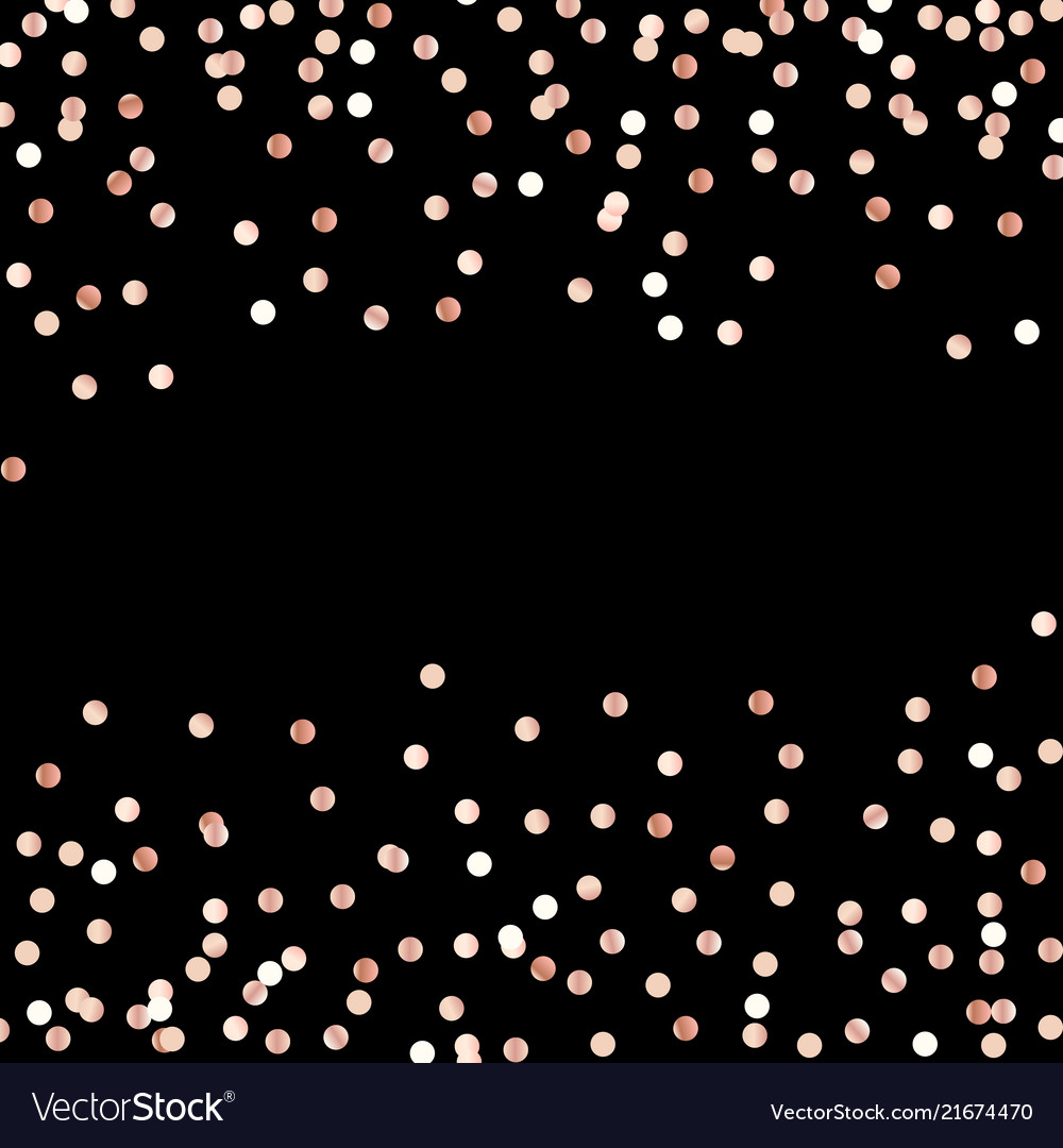 Rose Gold Black Glitter Background