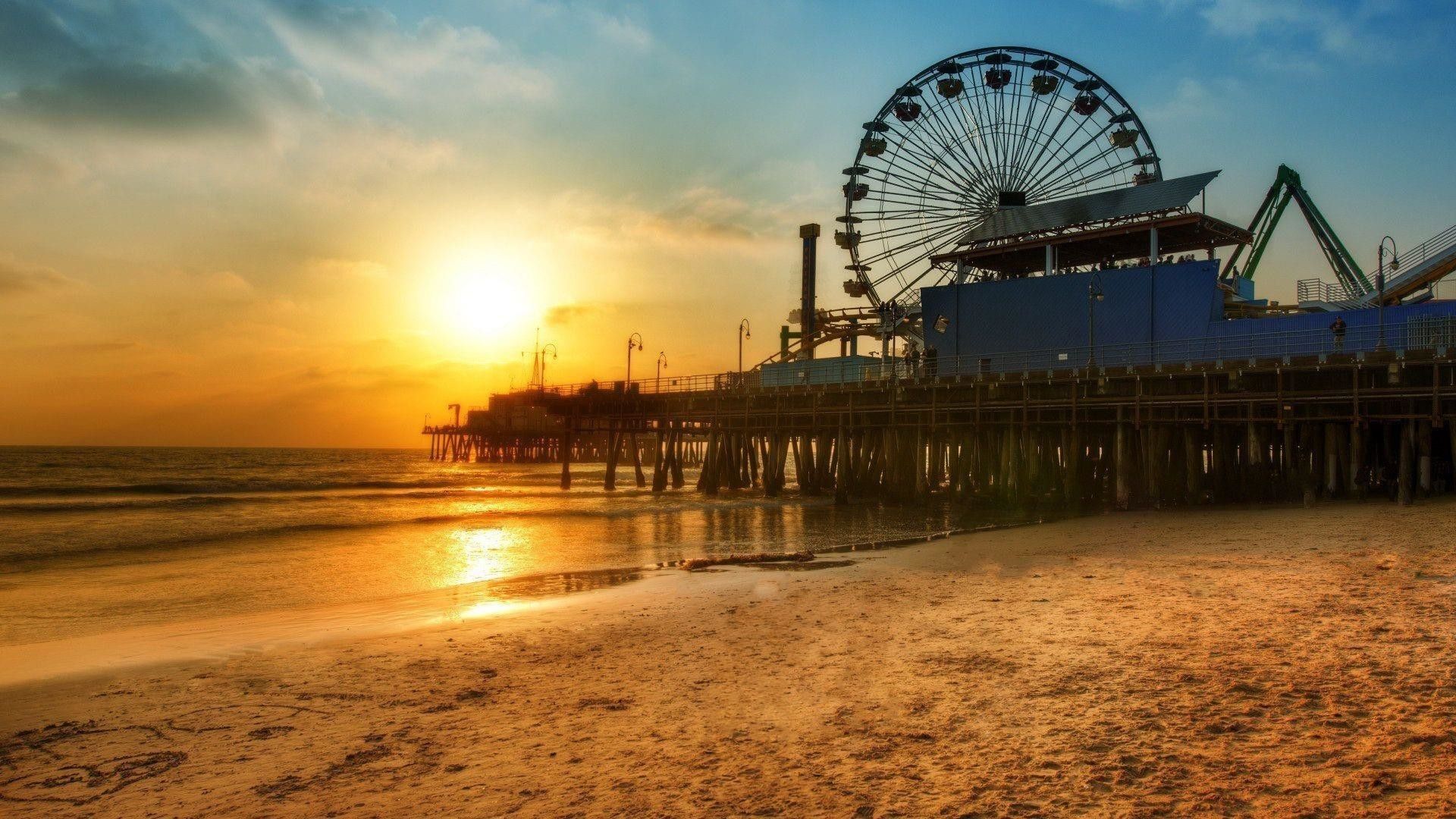 Santa Monica Zoom Background