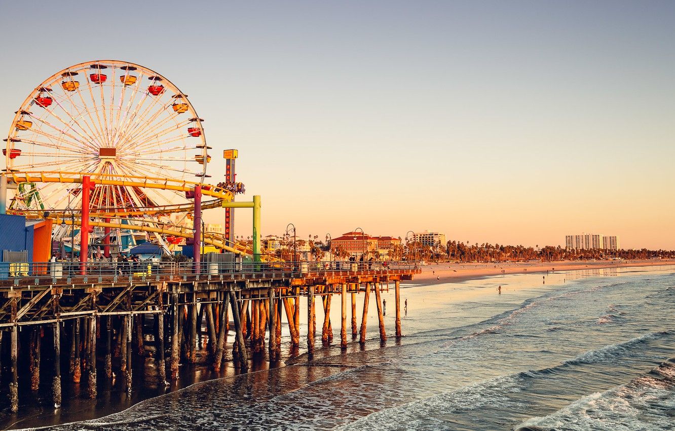 Santa Monica Zoom Background