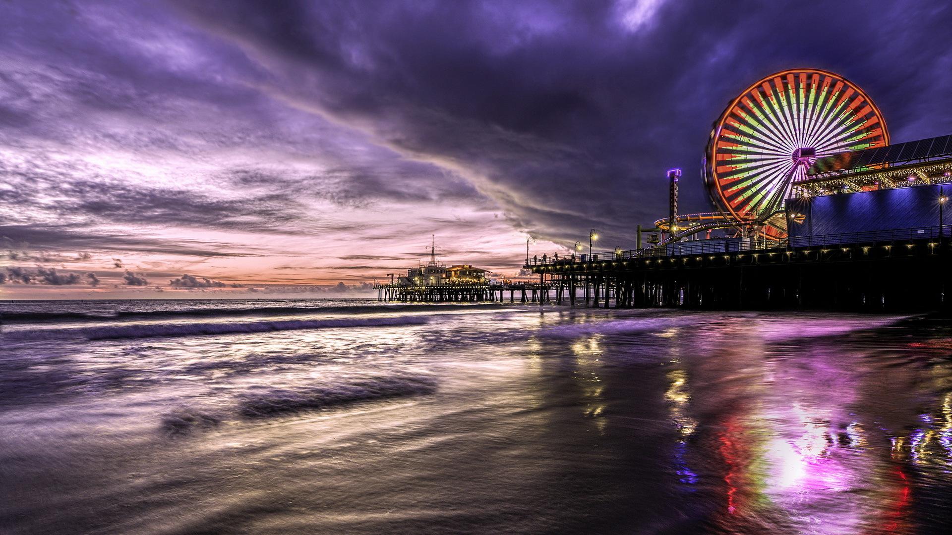 Santa Monica Zoom Background