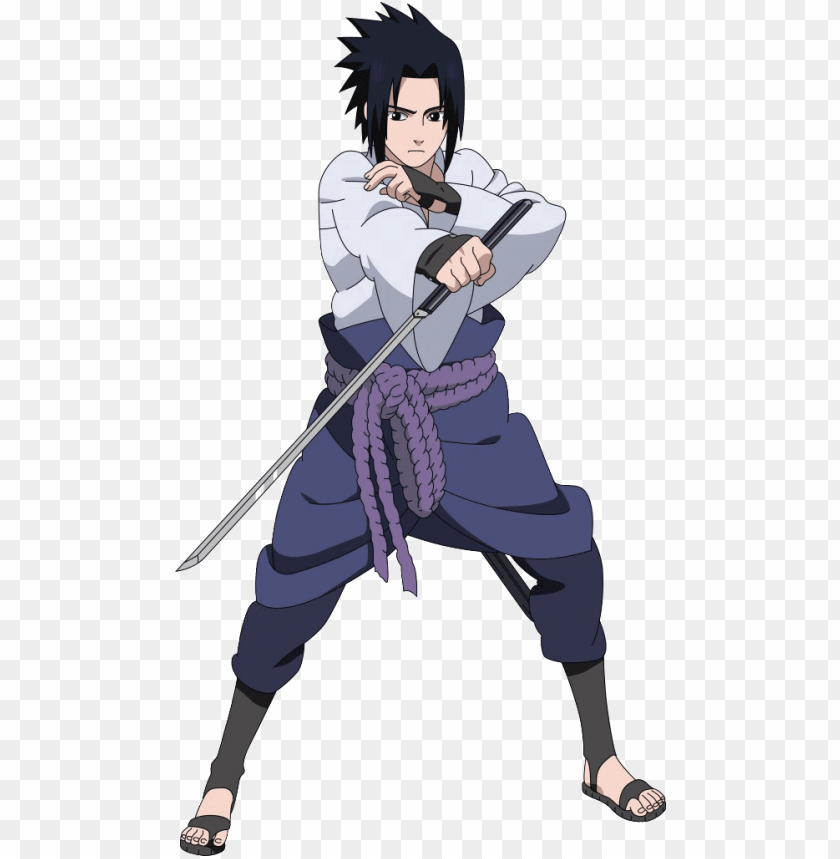 Sasuke White Background