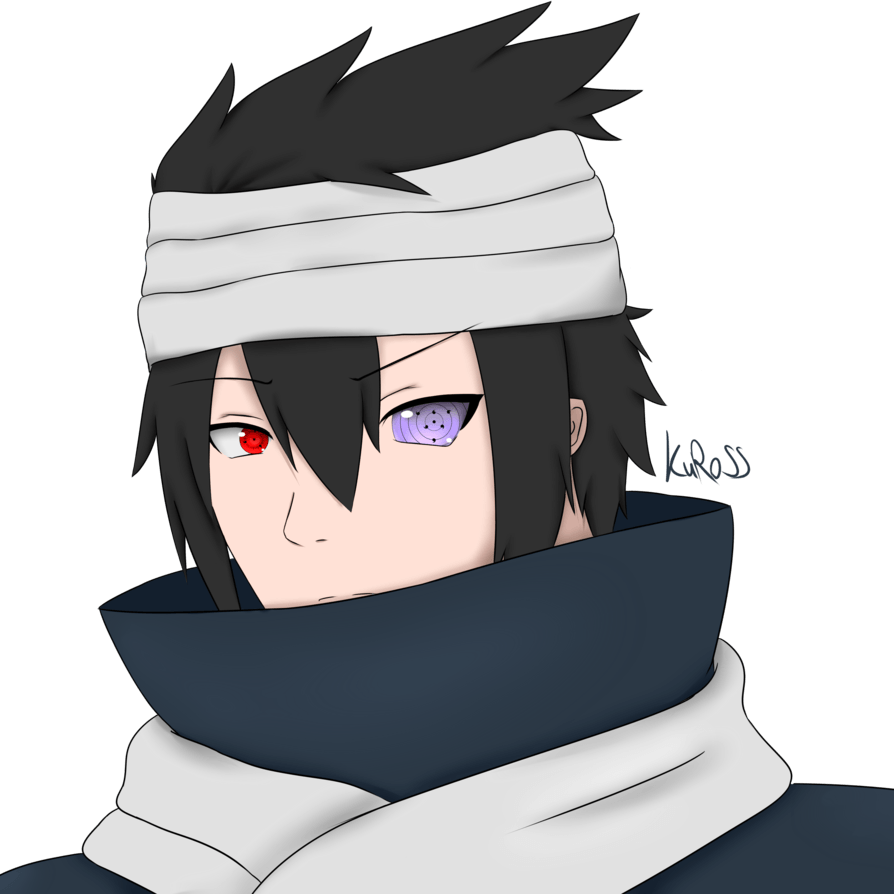 Sasuke White Background