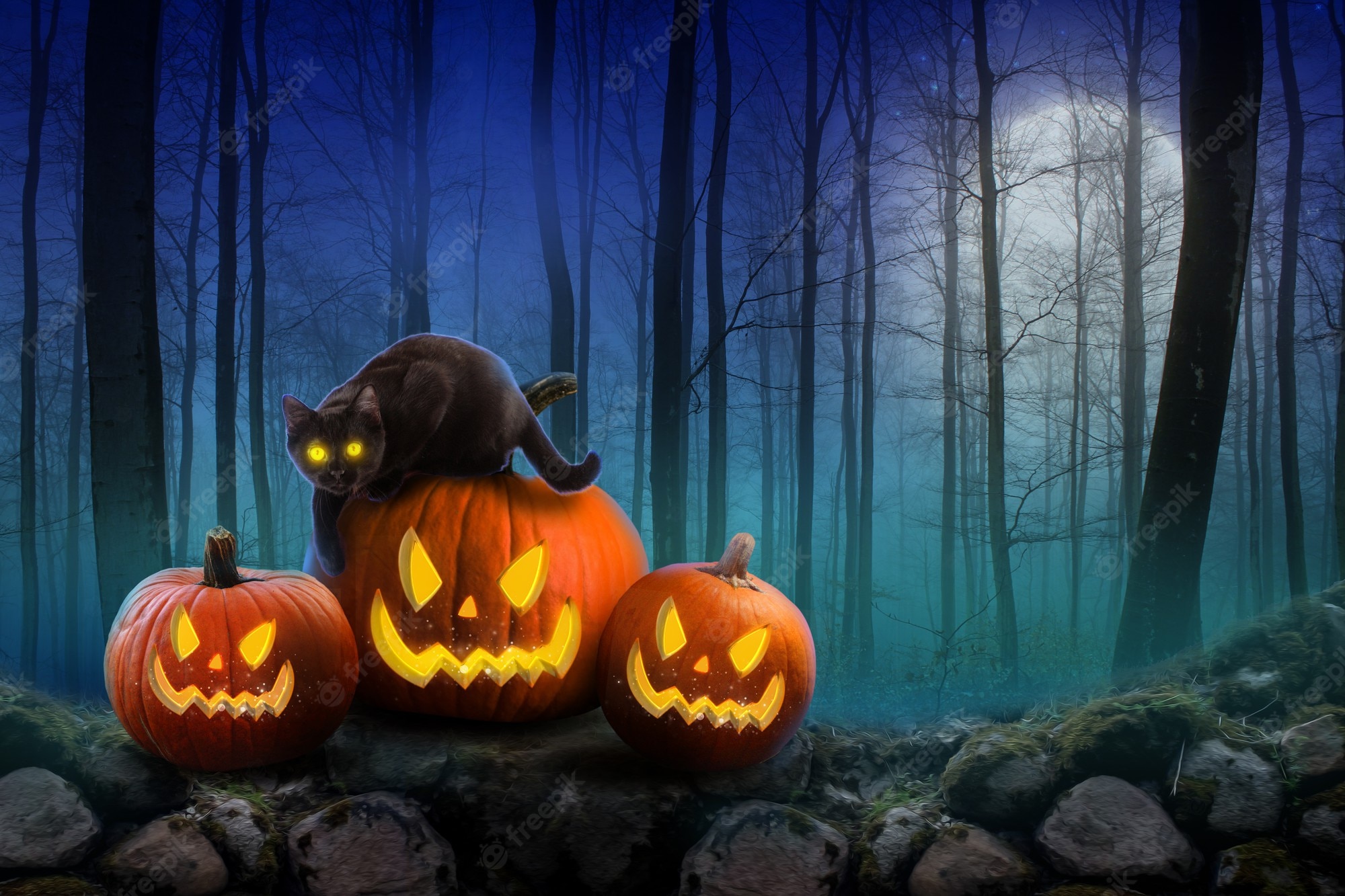 Scary Pumpkin Background