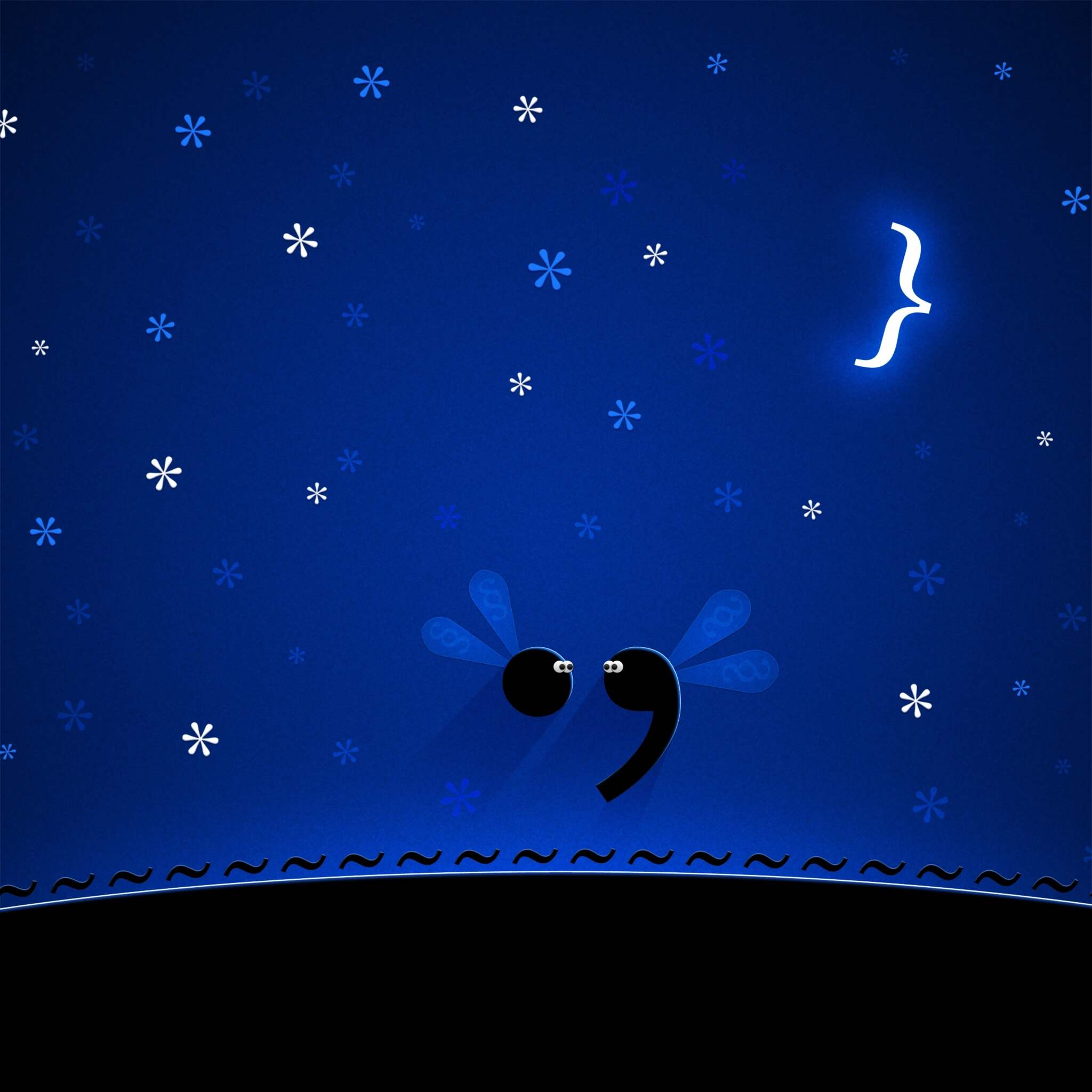 Semicolon Background