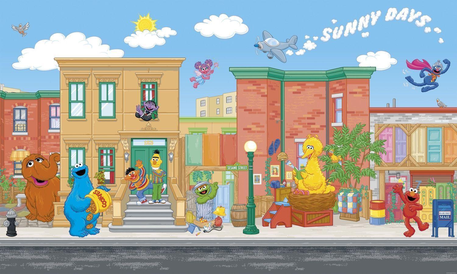 Sesame Street Background