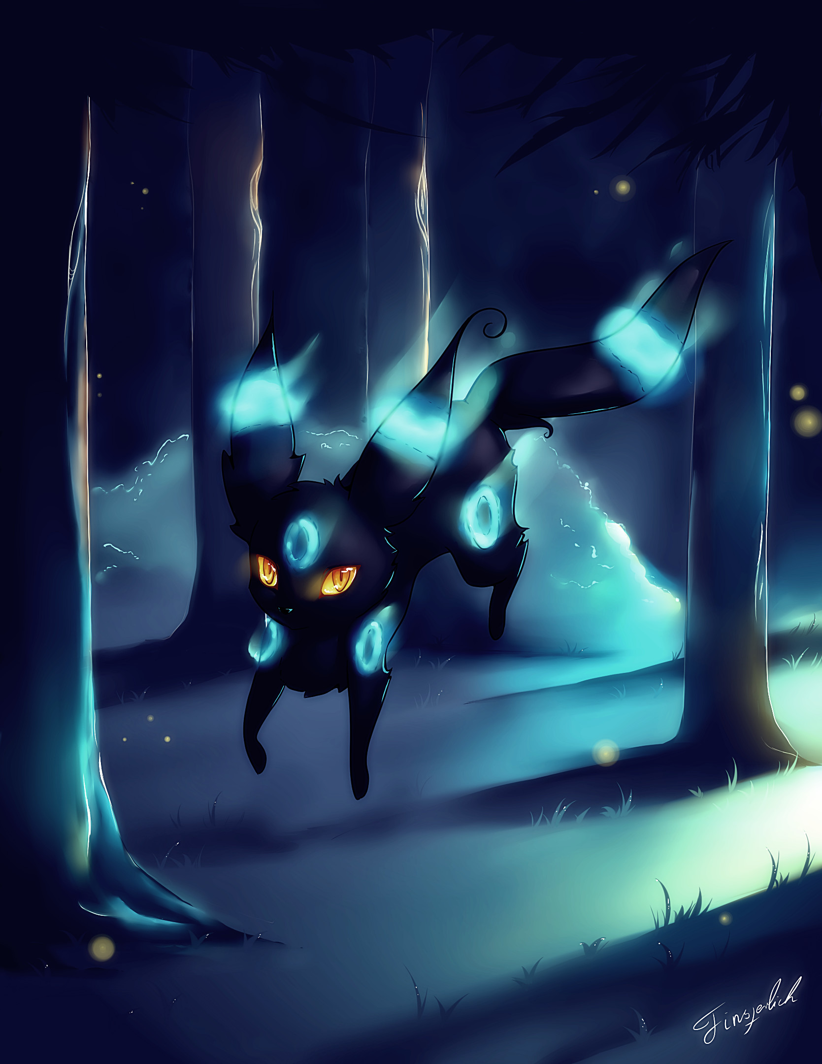 Shiny Umbreon Background