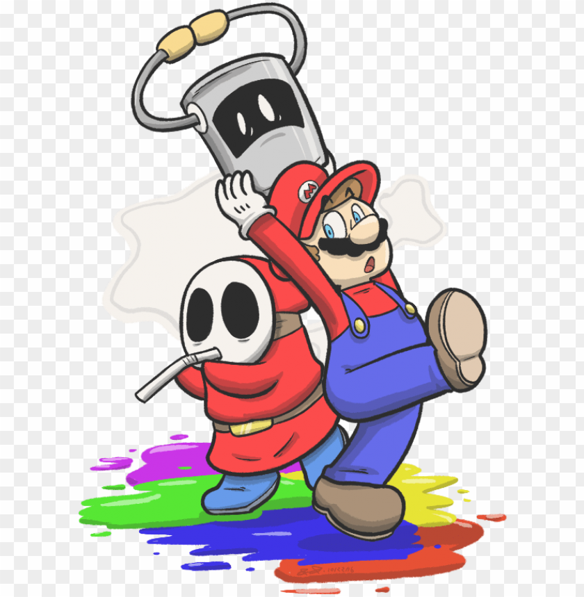 Shy Guy Background