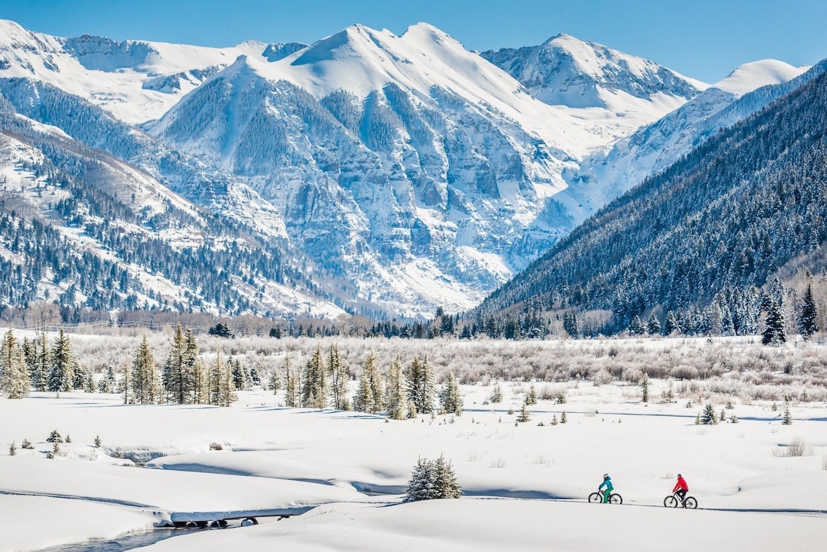 Ski Mountain Background