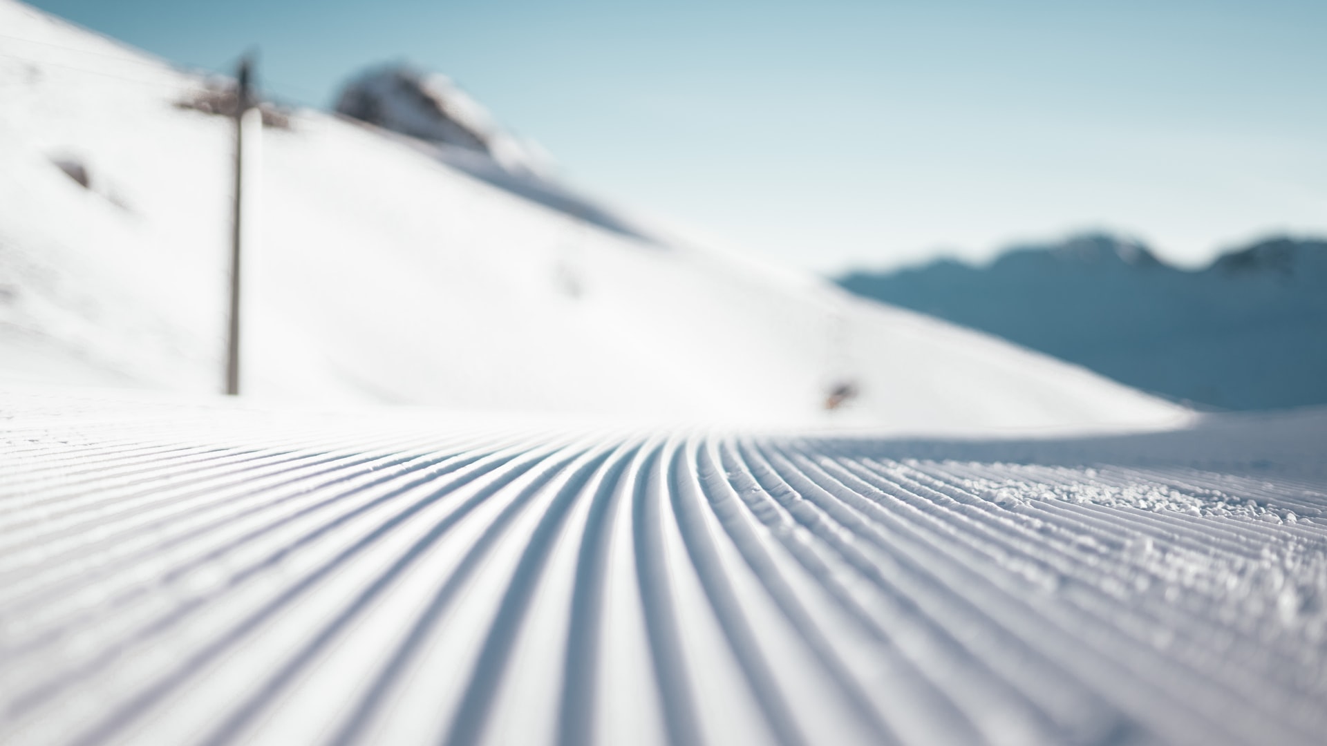 Skiing Zoom Background