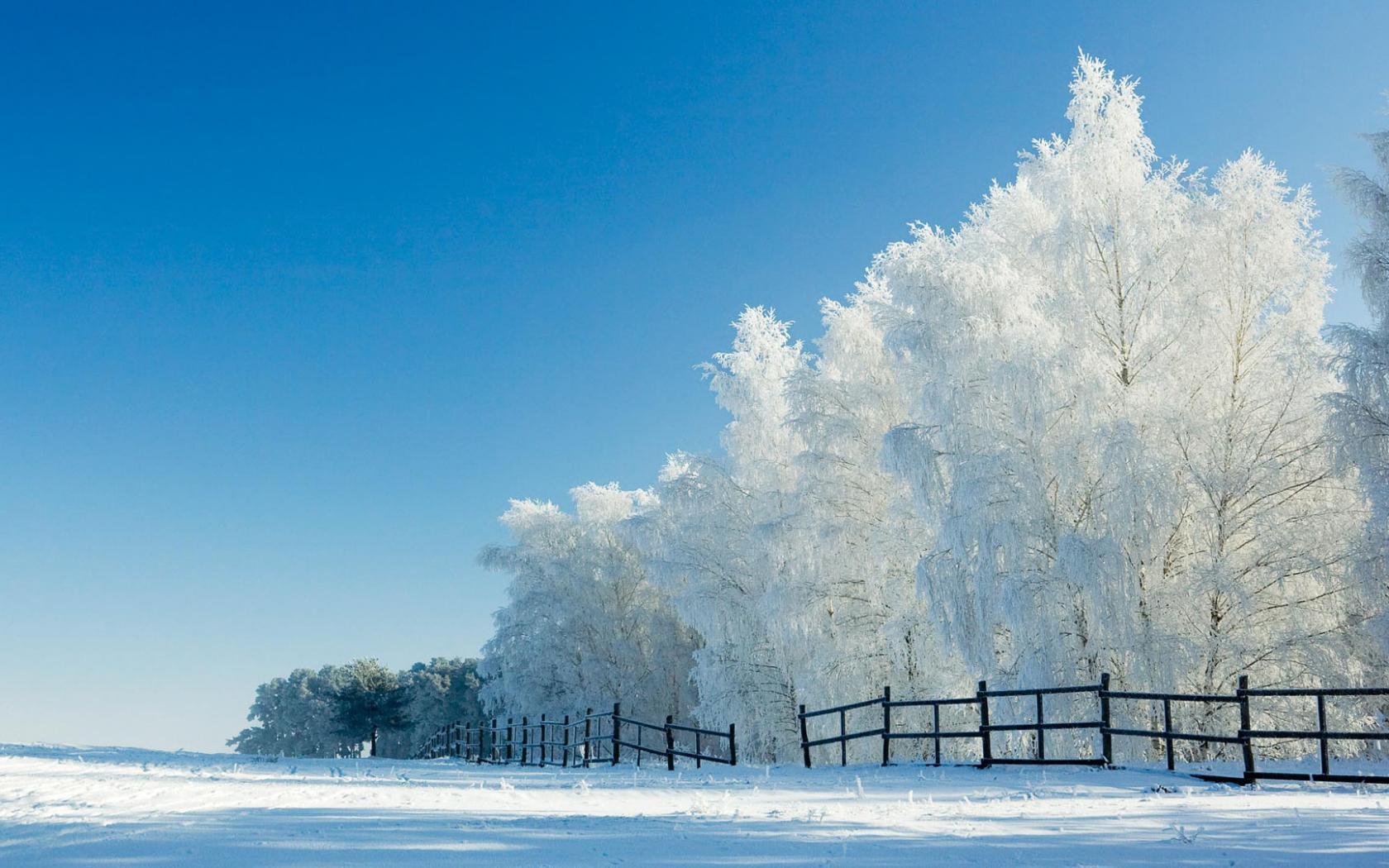 Snow Computer Background