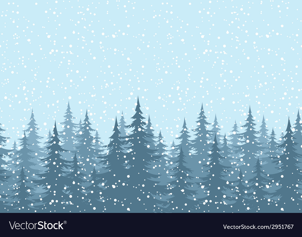 Snow Tree Background