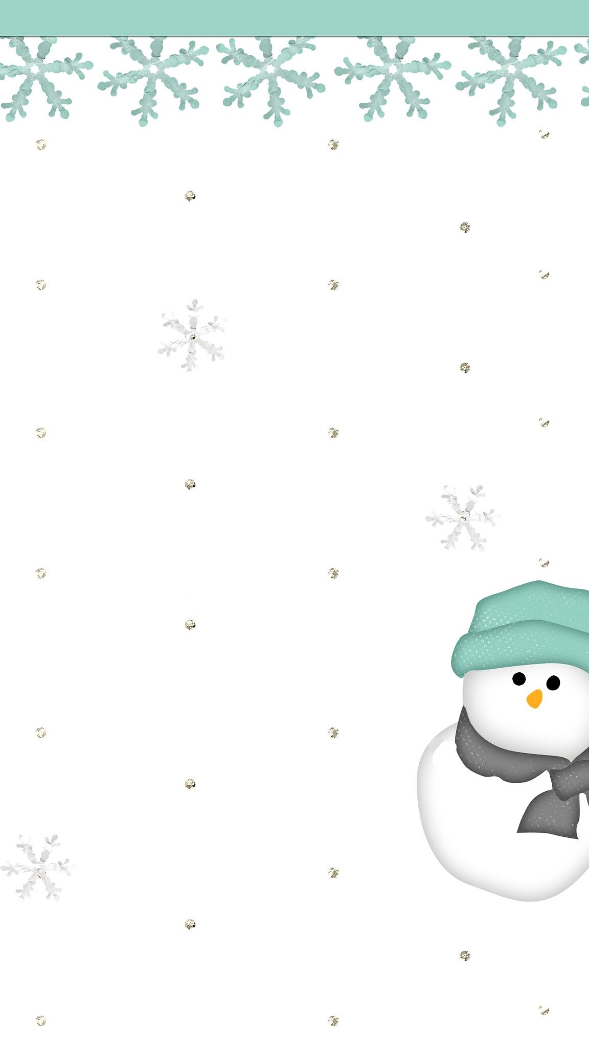 Snowman Background Iphone