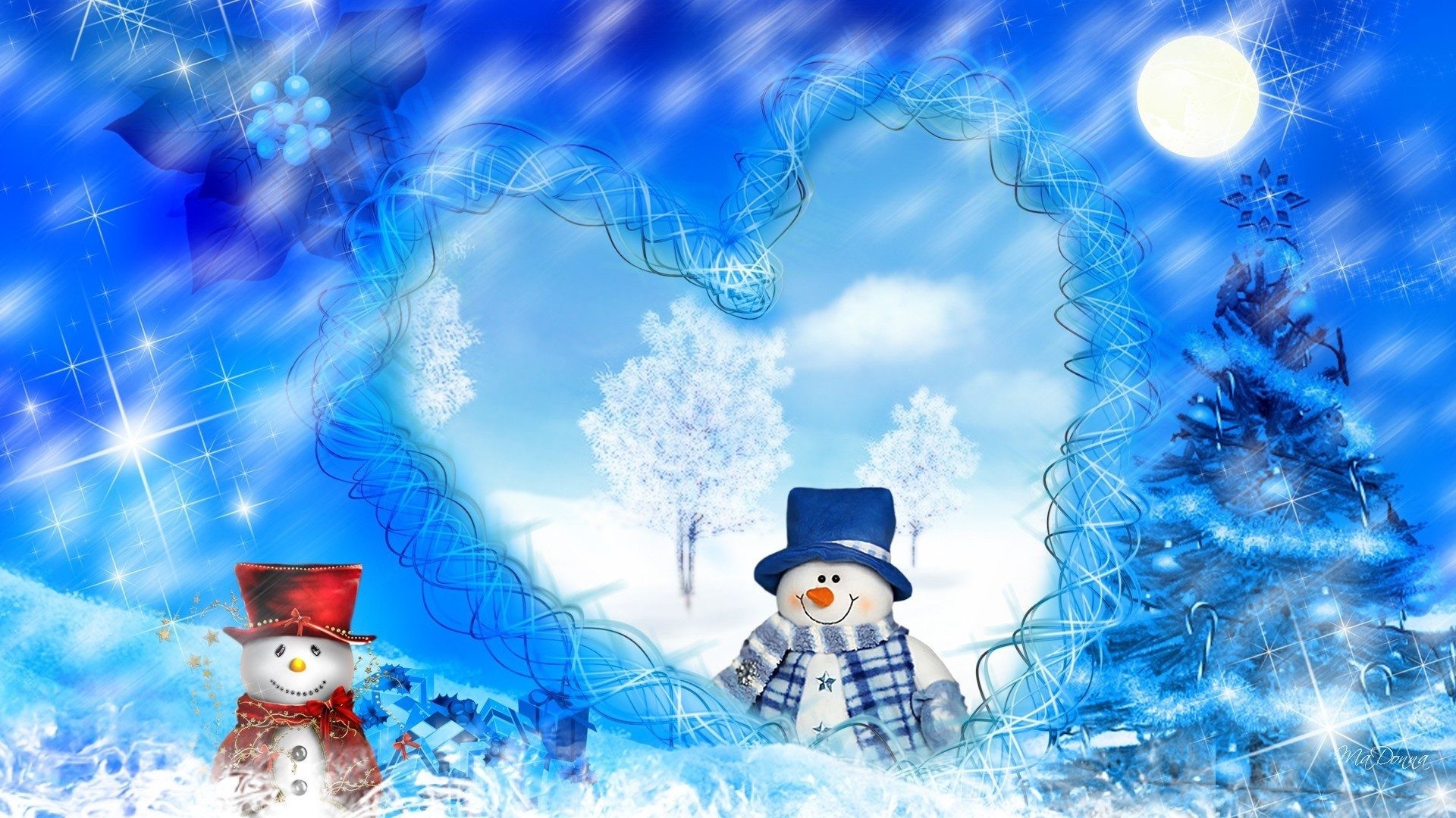 Snowman Background Iphone