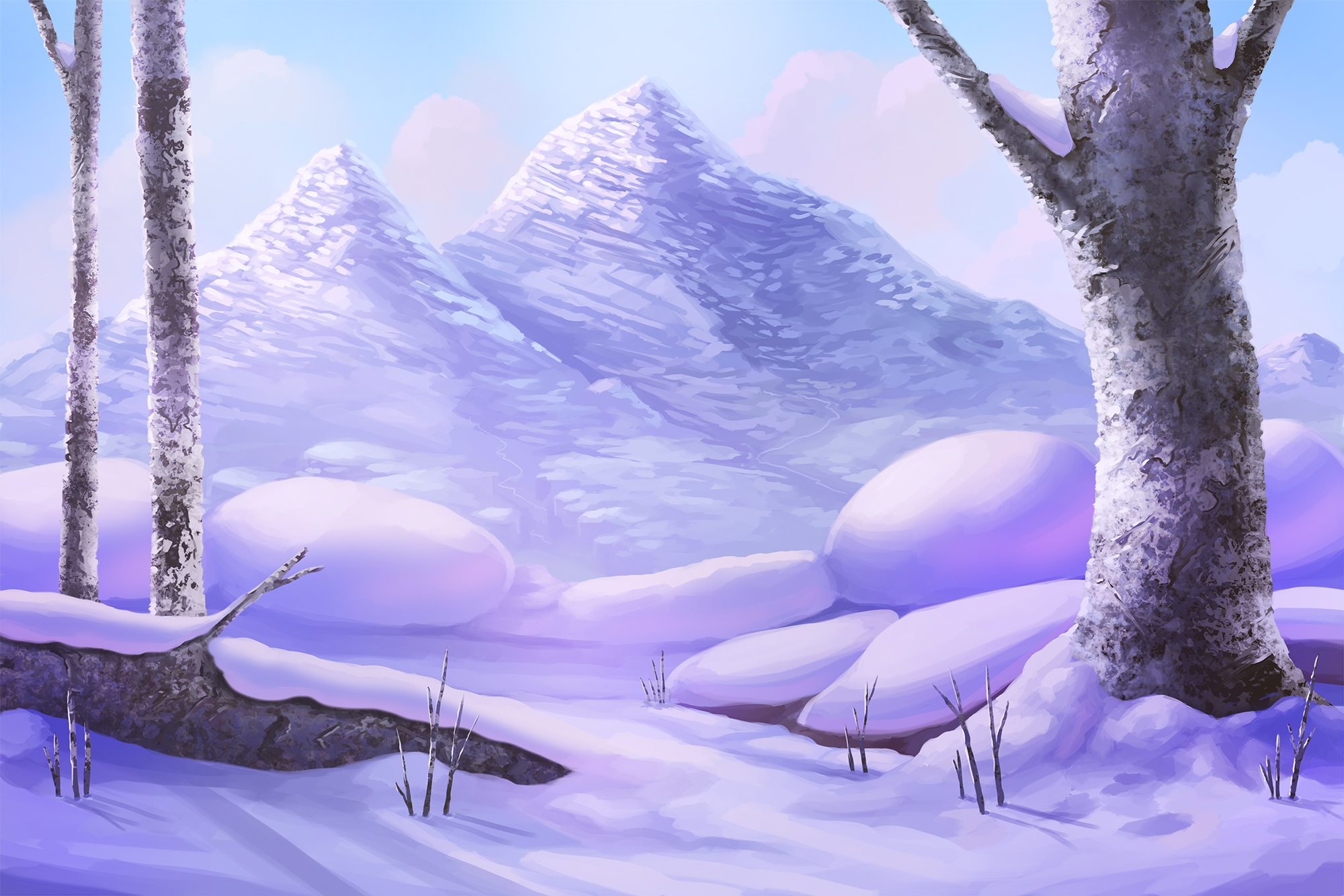 Snowy Background