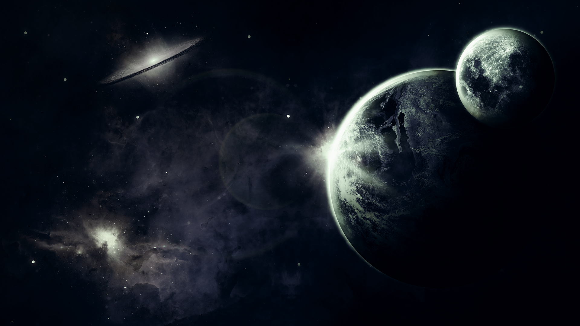 Space Laptop Background