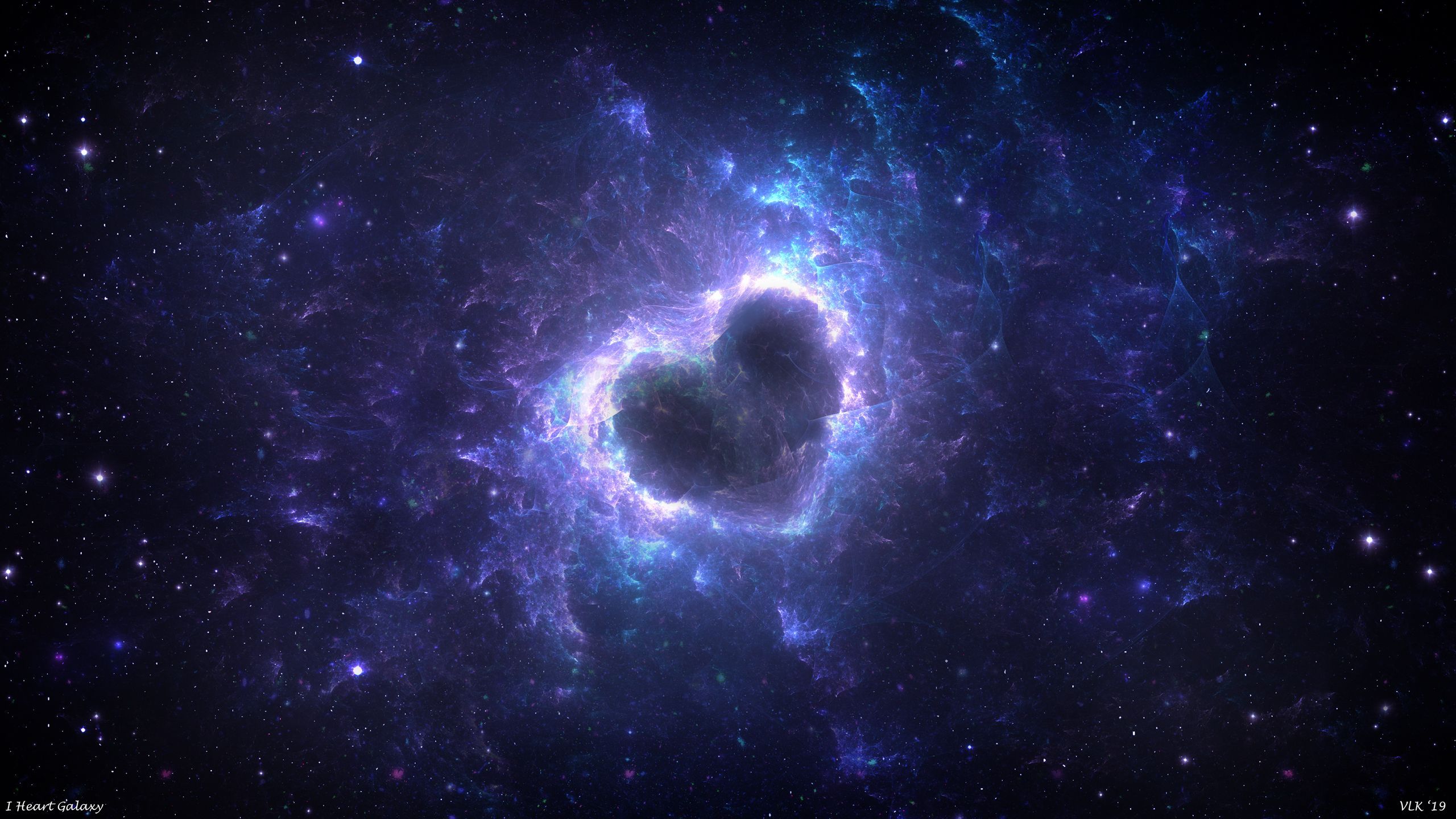 Space Love Background