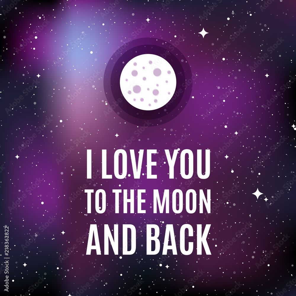 Space Love Background