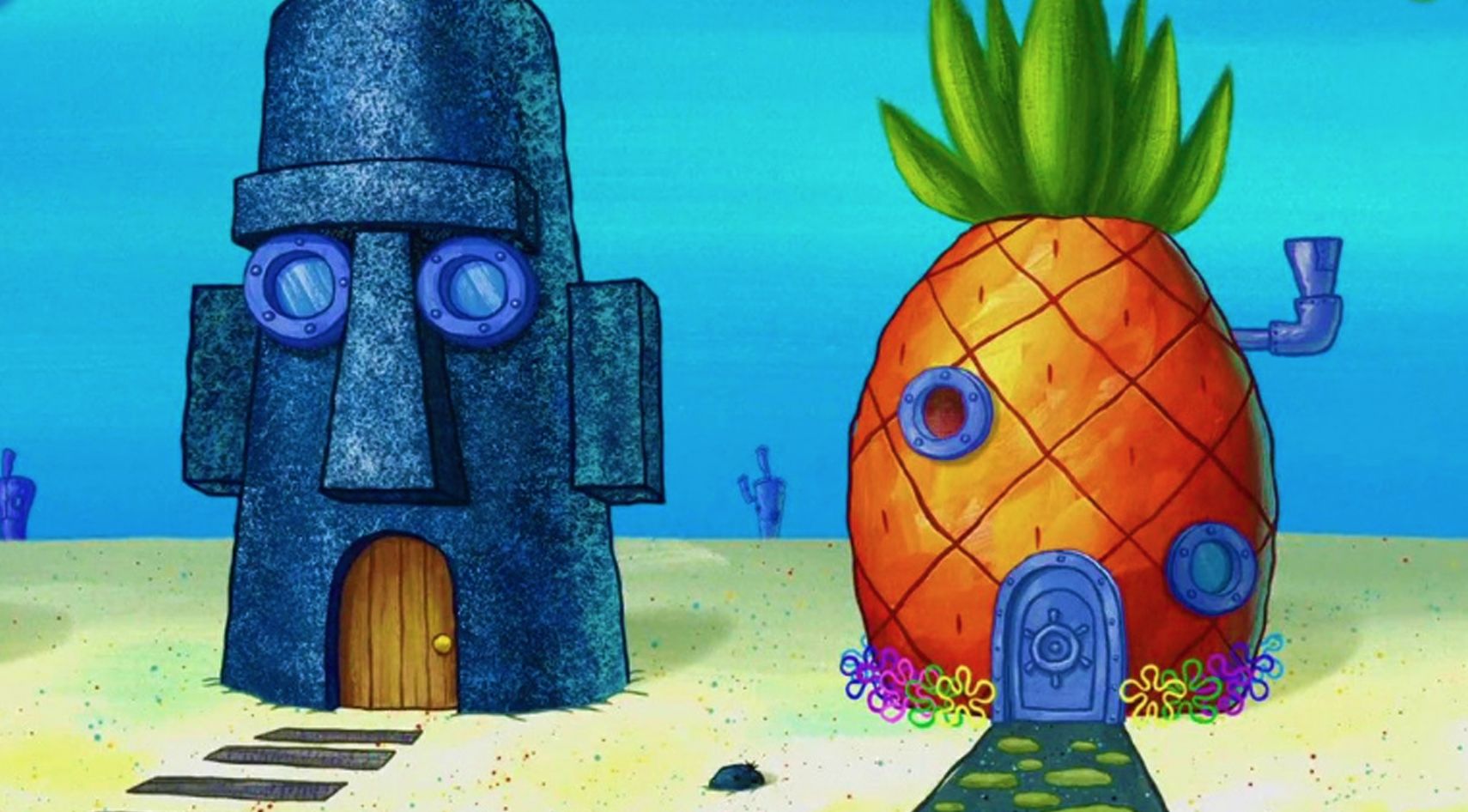 Spongebob House Background