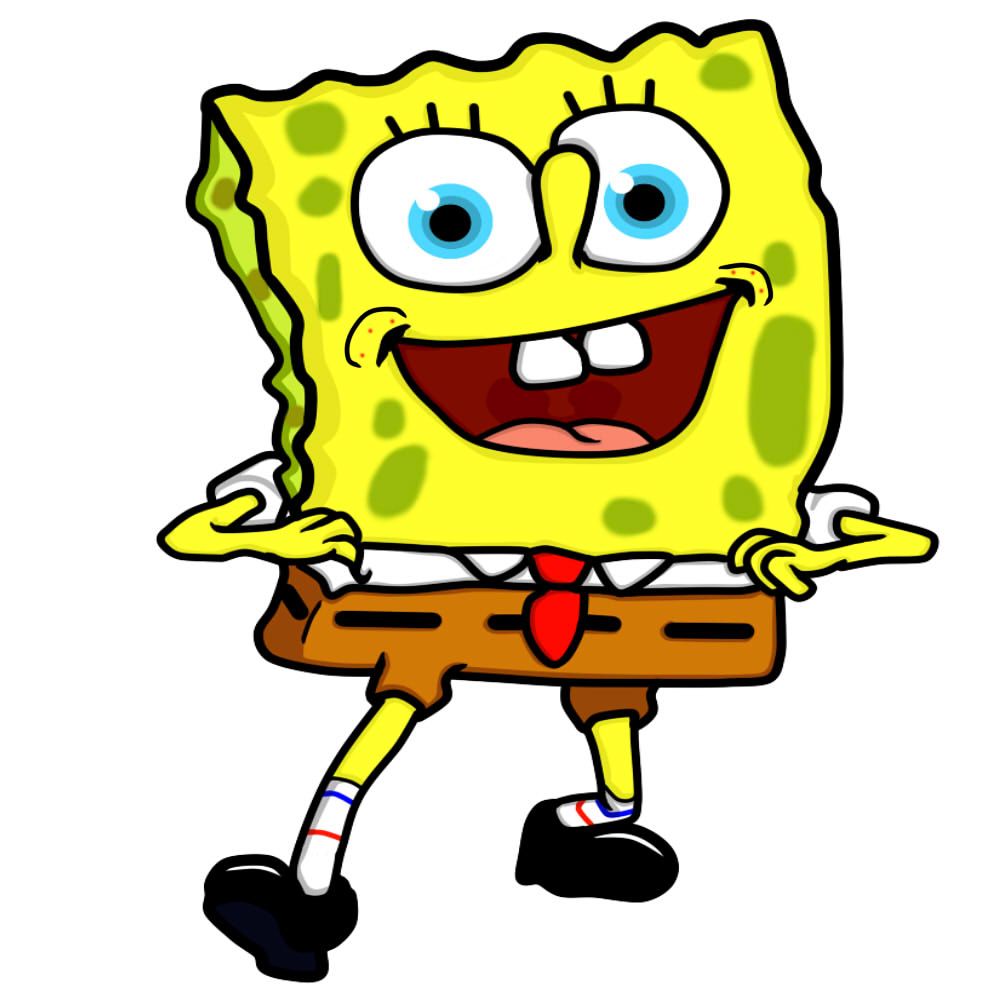 Spongebob White Background