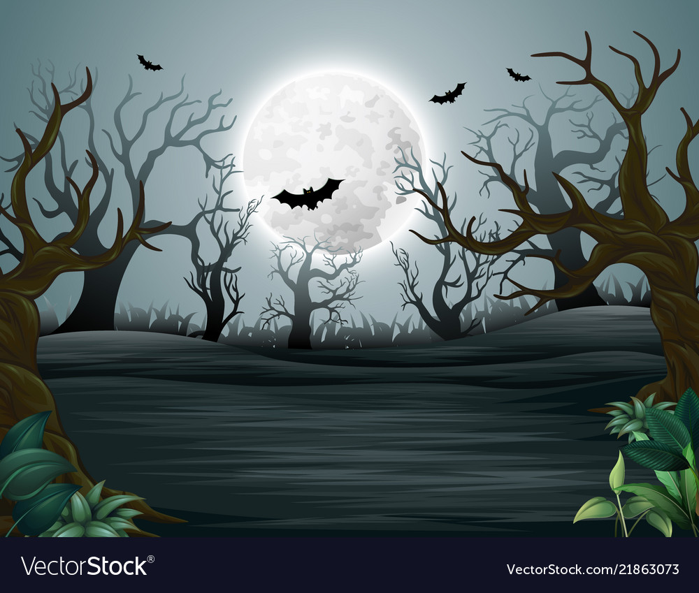 Spooky Forest Background