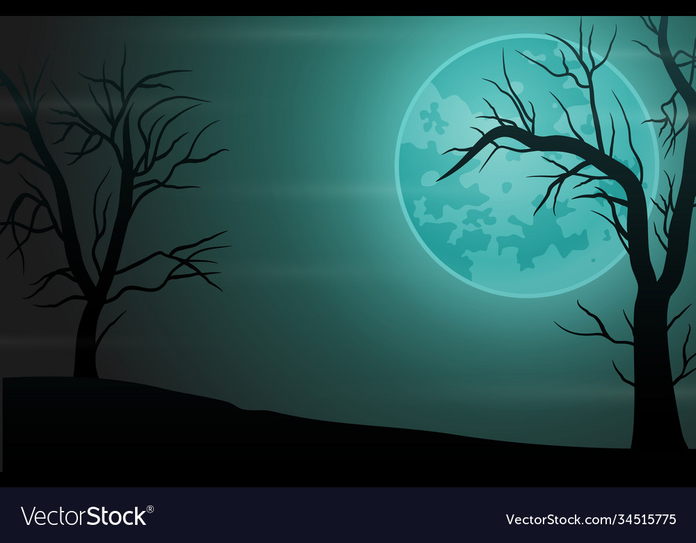 Spooky Forest Background