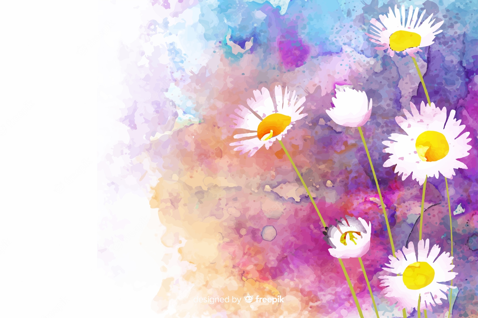 Spring Watercolor Background