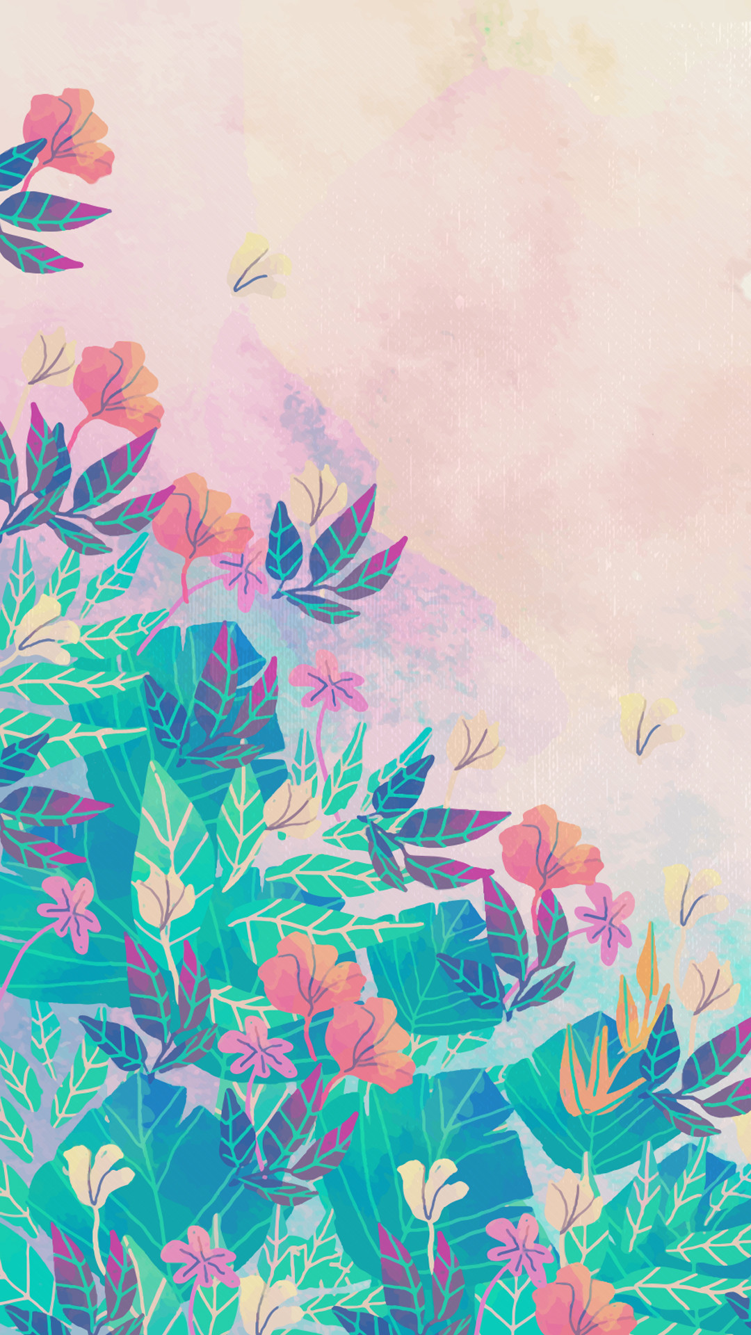 Spring Watercolor Background