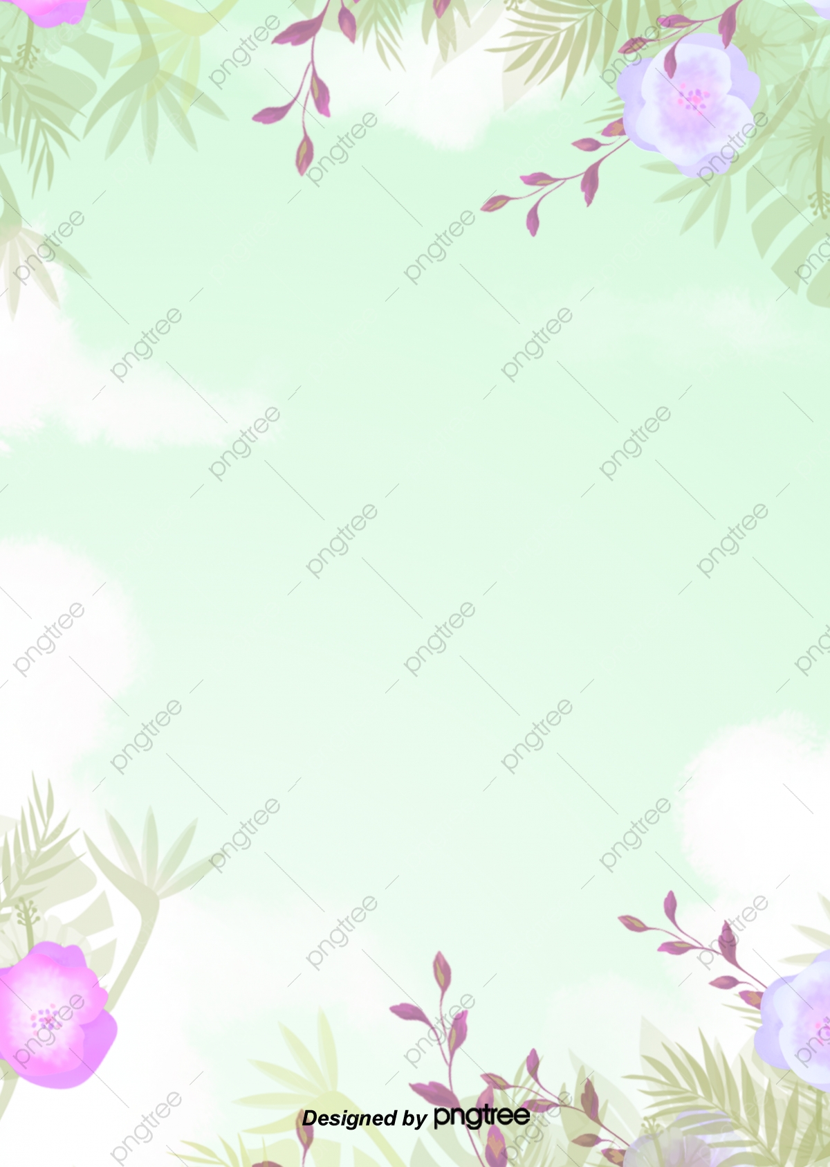 Spring Watercolor Background