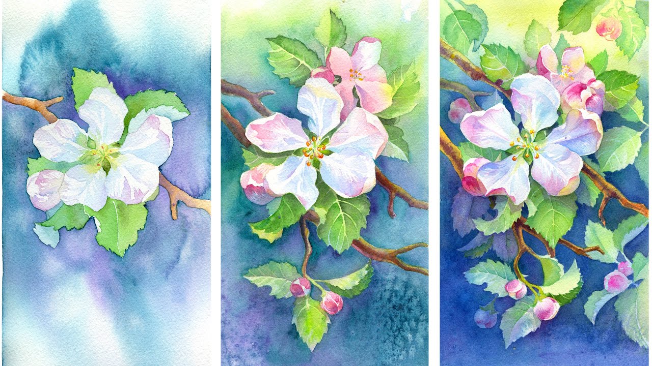 Spring Watercolor Background