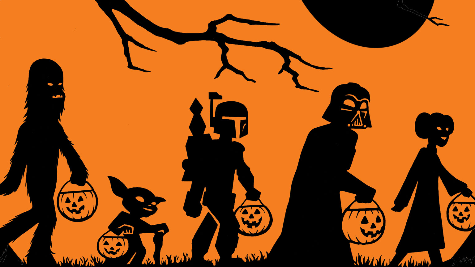 Star Wars Halloween Background