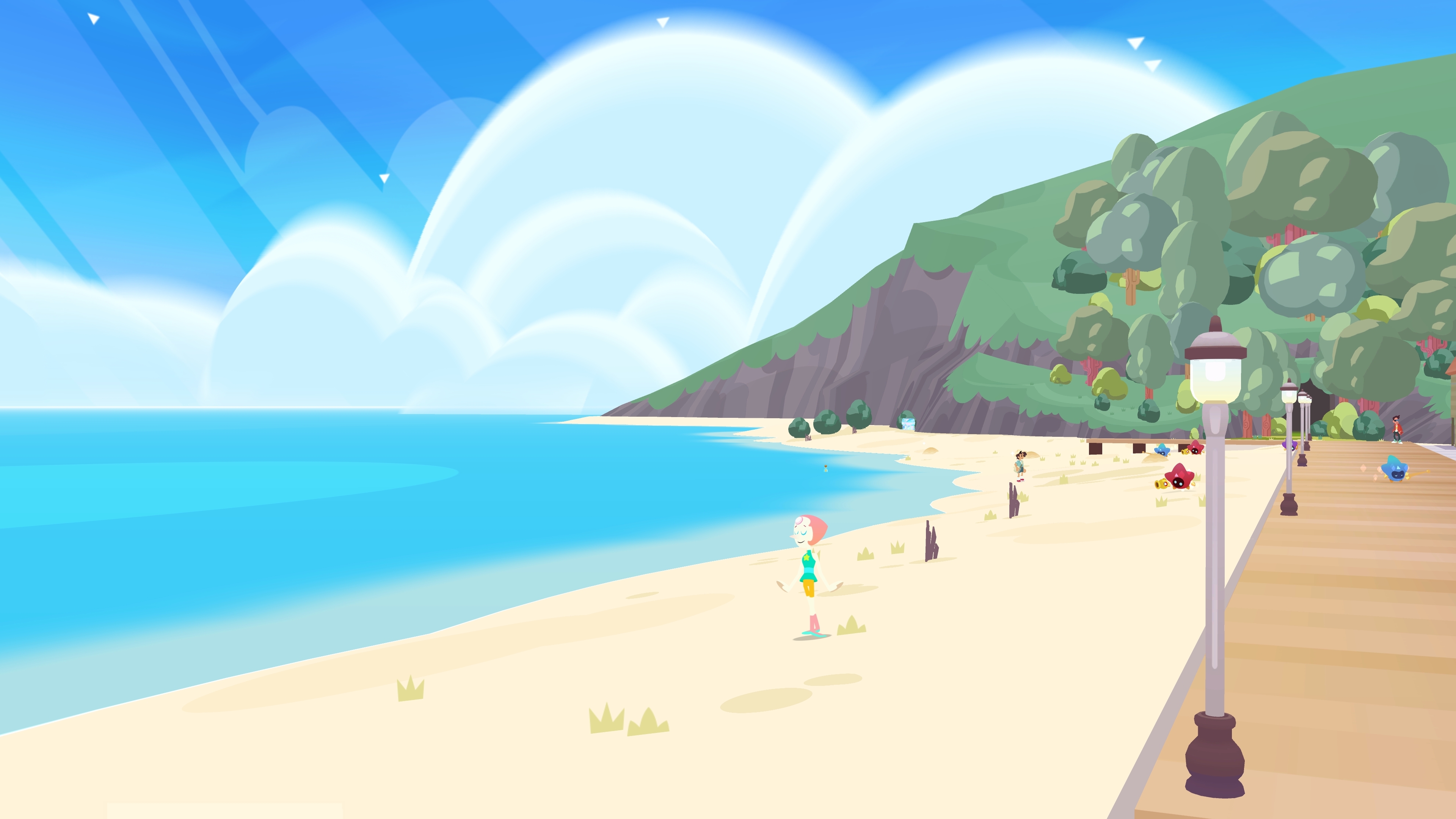 Steven Universe Backgrounds Beach