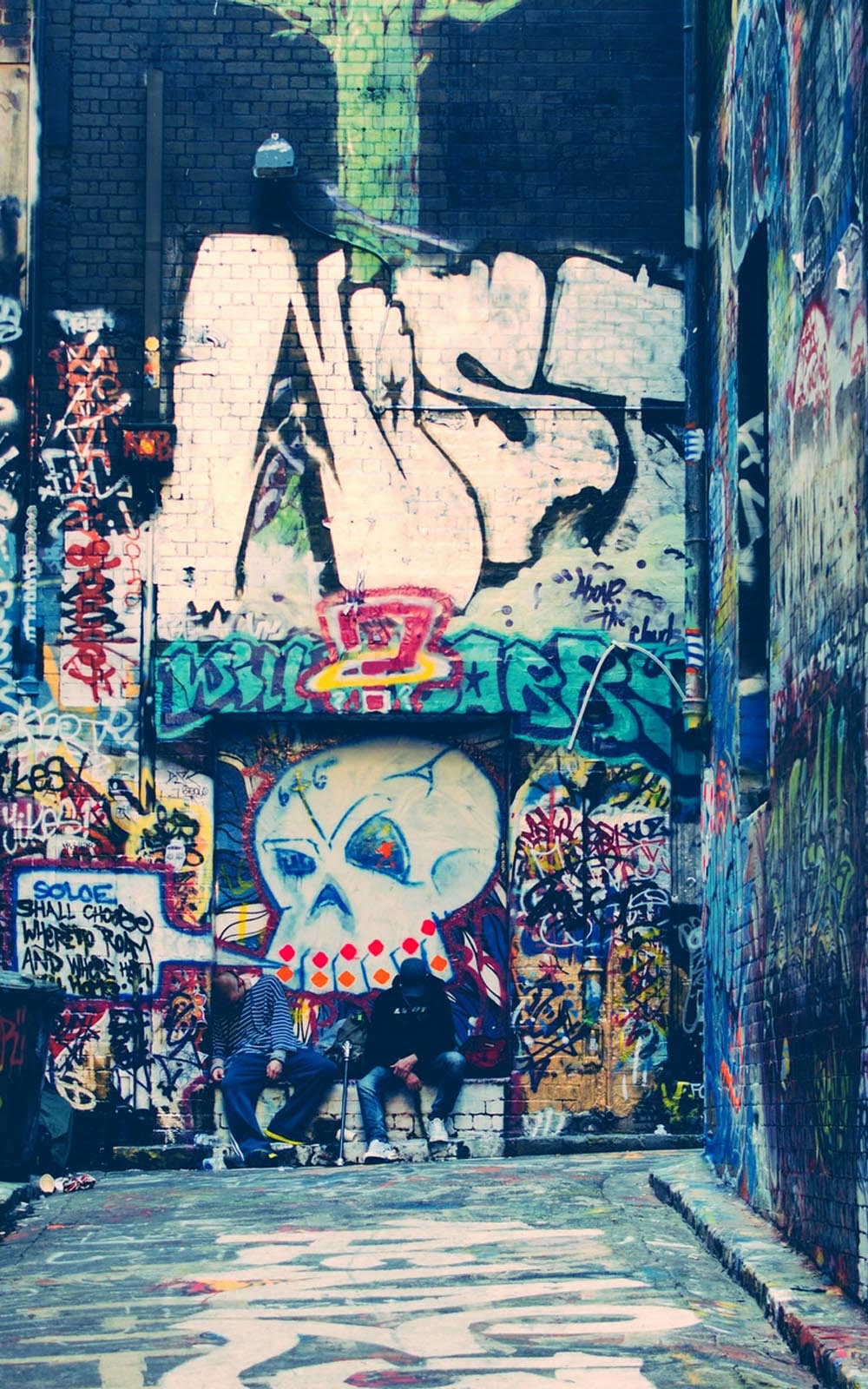 Street Graffiti Background