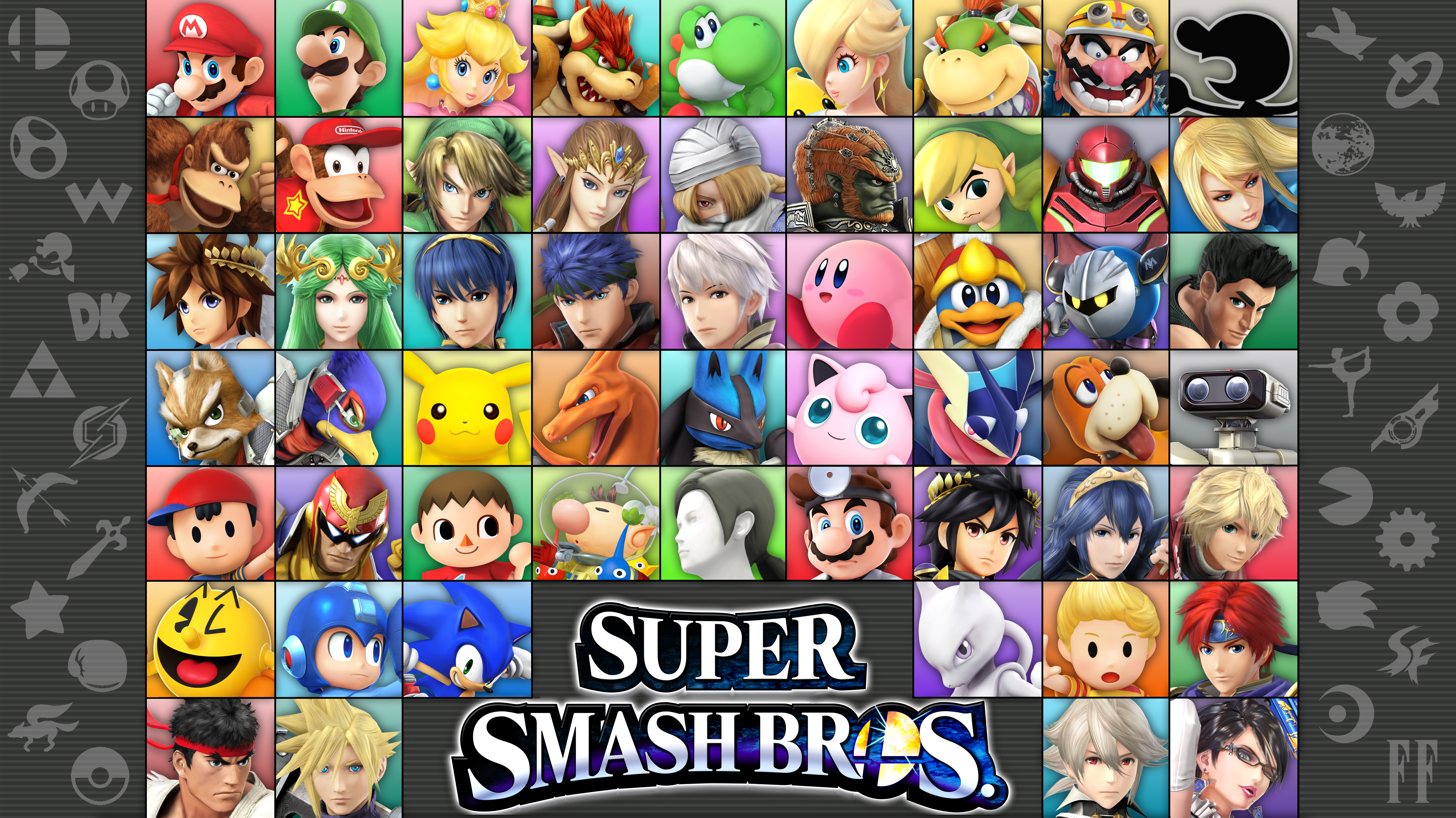 Super Smash Bros Wii U Background