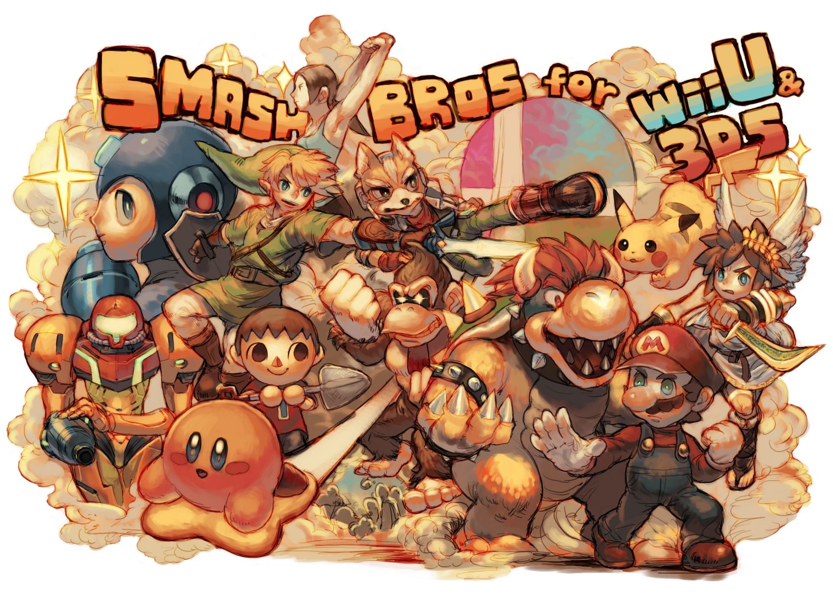 Super Smash Bros Wii U Background