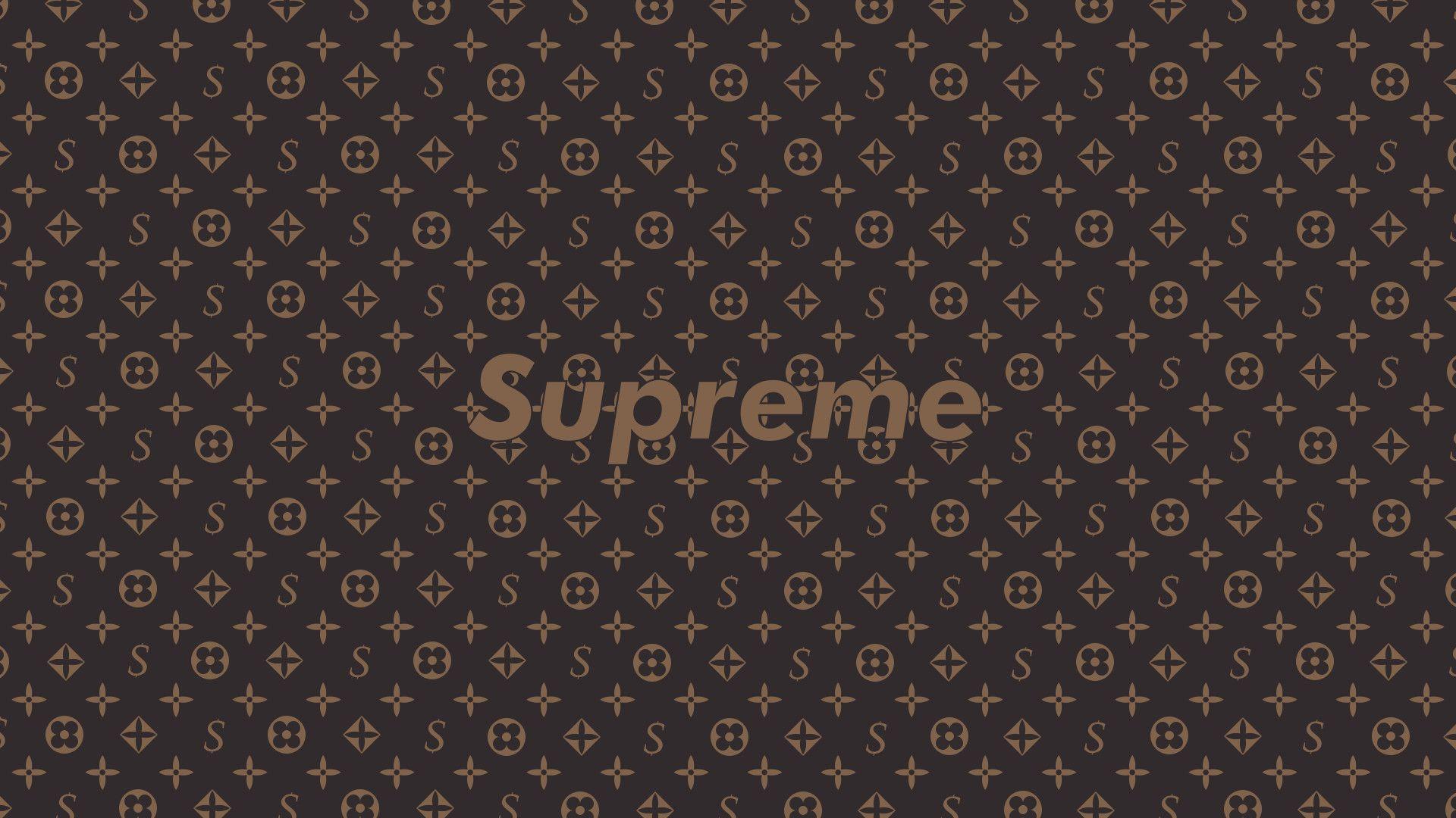 Supreme X Louis Vuitton Background