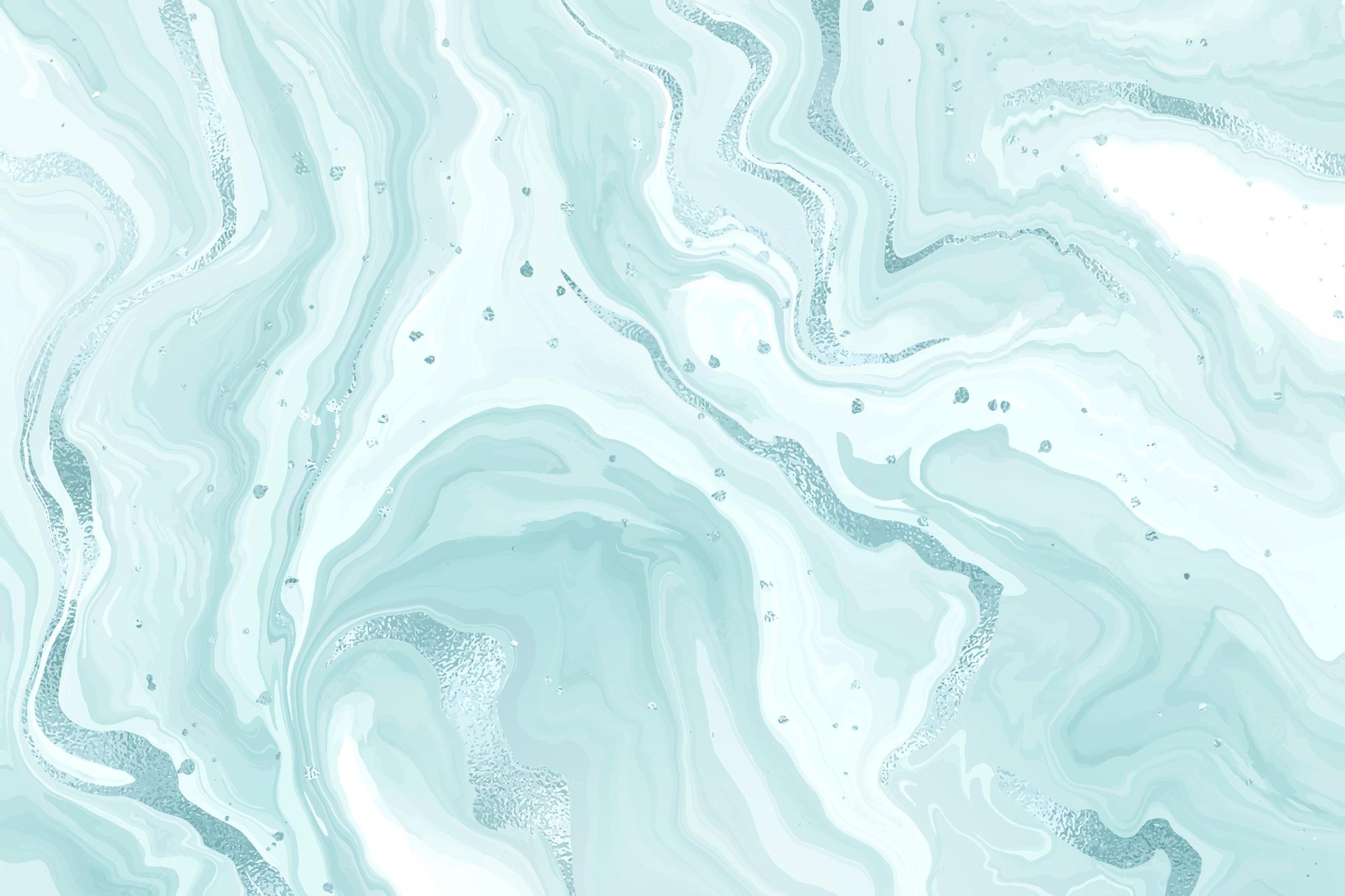 Teal Marble Background