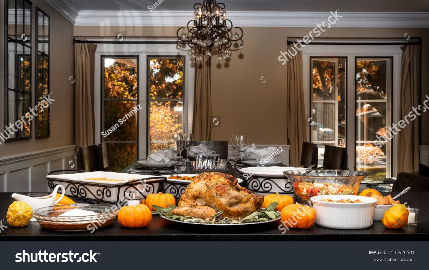 Thanksgiving Table Background