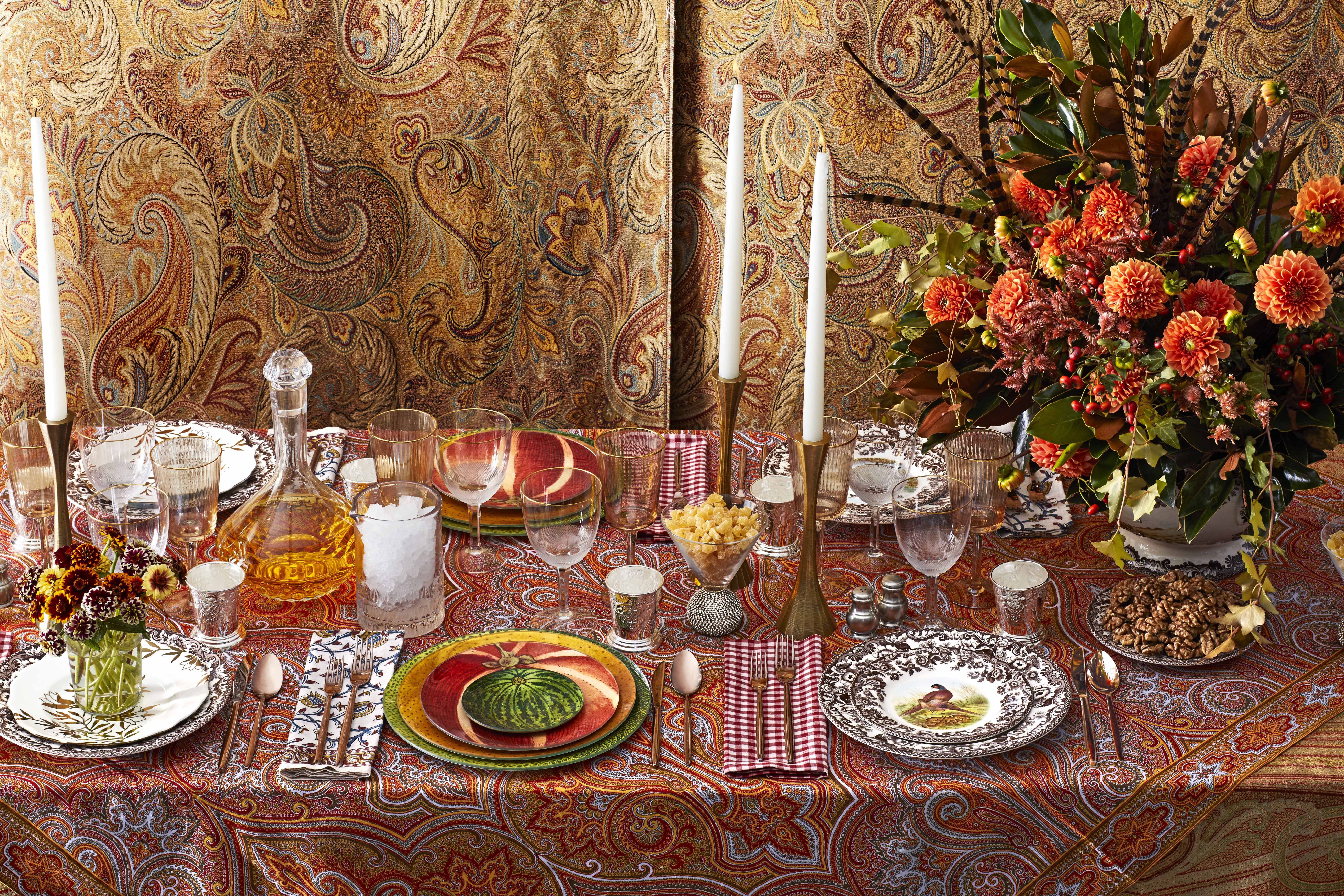 Thanksgiving Table Background